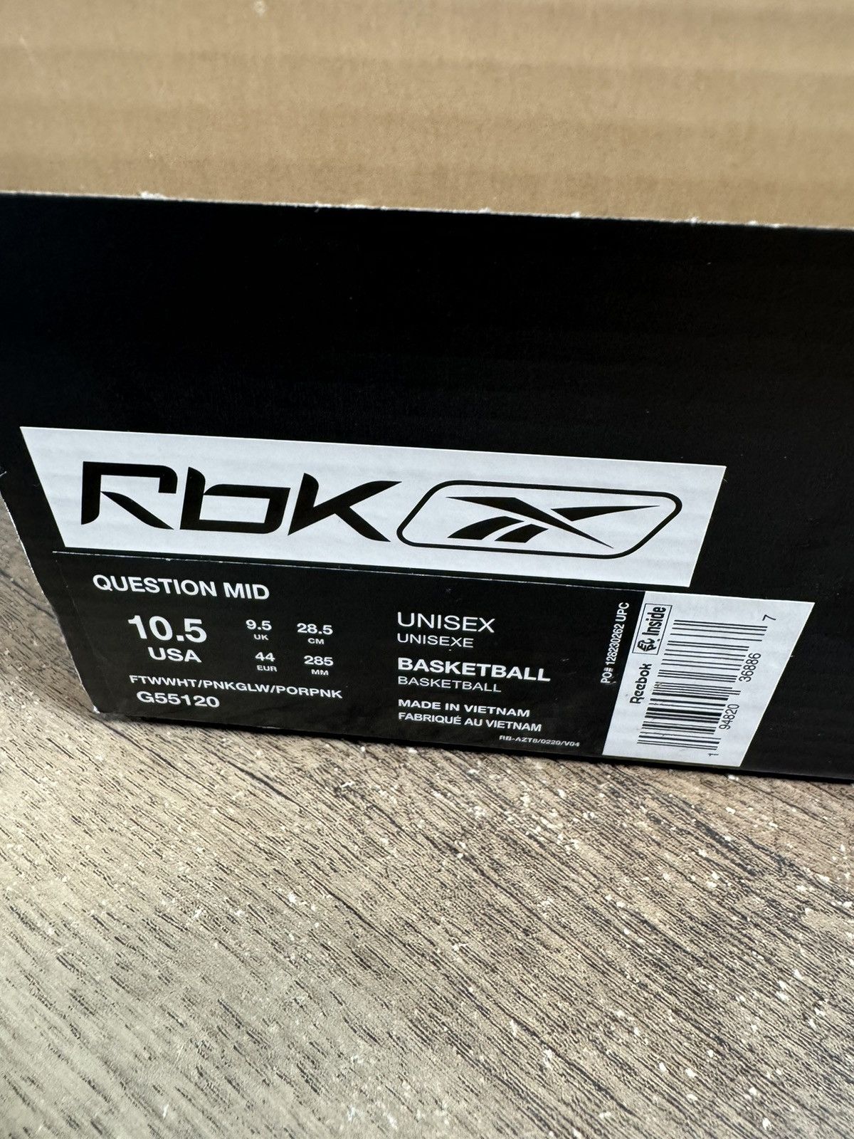 Reebok Reebok Question Mid “Pink Toe” 2021 Men's Size 10.5 Iverson Size US 10.5 / EU 43-44 - 9 Thumbnail