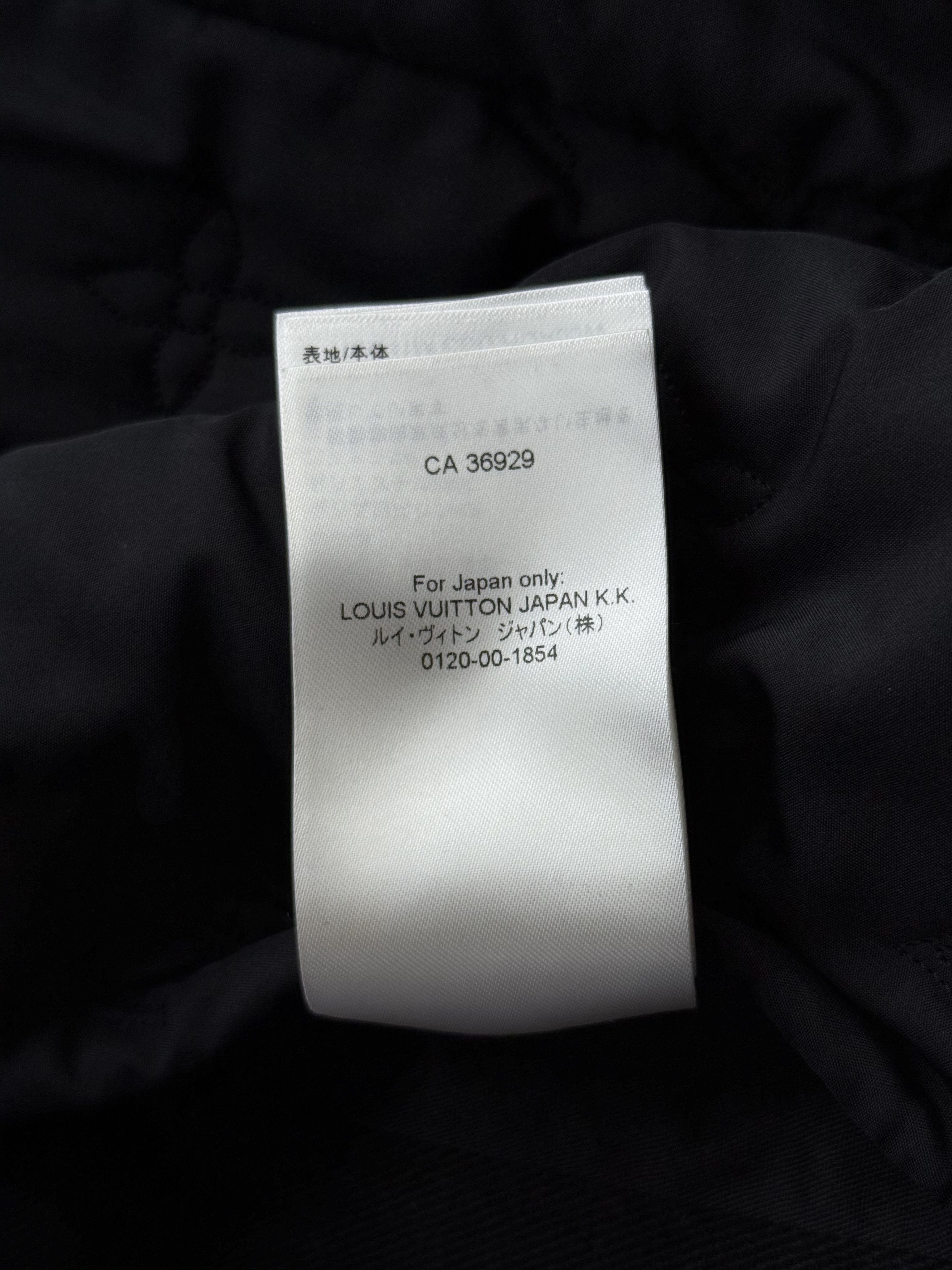 Louis Vuitton Louis Vuitton Black Monogram Fur Hooded Jacket Size US XS / EU 42 / 0 - 7 Thumbnail