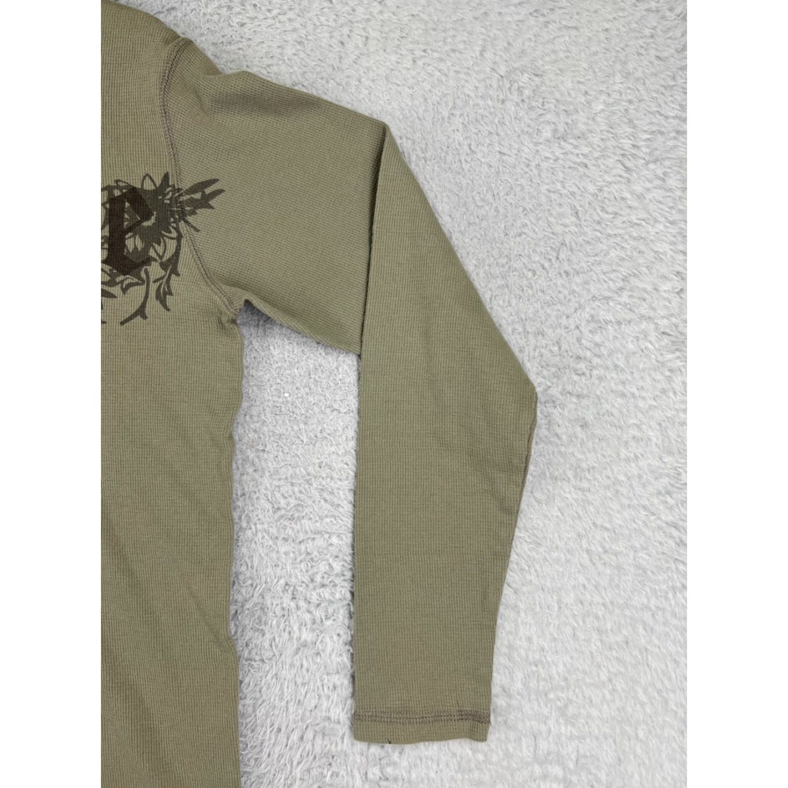 Vintage VINTAGE Mirage Shirt Womens XL Green Floral Cotton Blend Knit T-Shirt Casual All Seasons Breathable Easy Care Logo 90s Designer Womens Size XL / US 12-14 / IT 48-50 - 5 Thumbnail