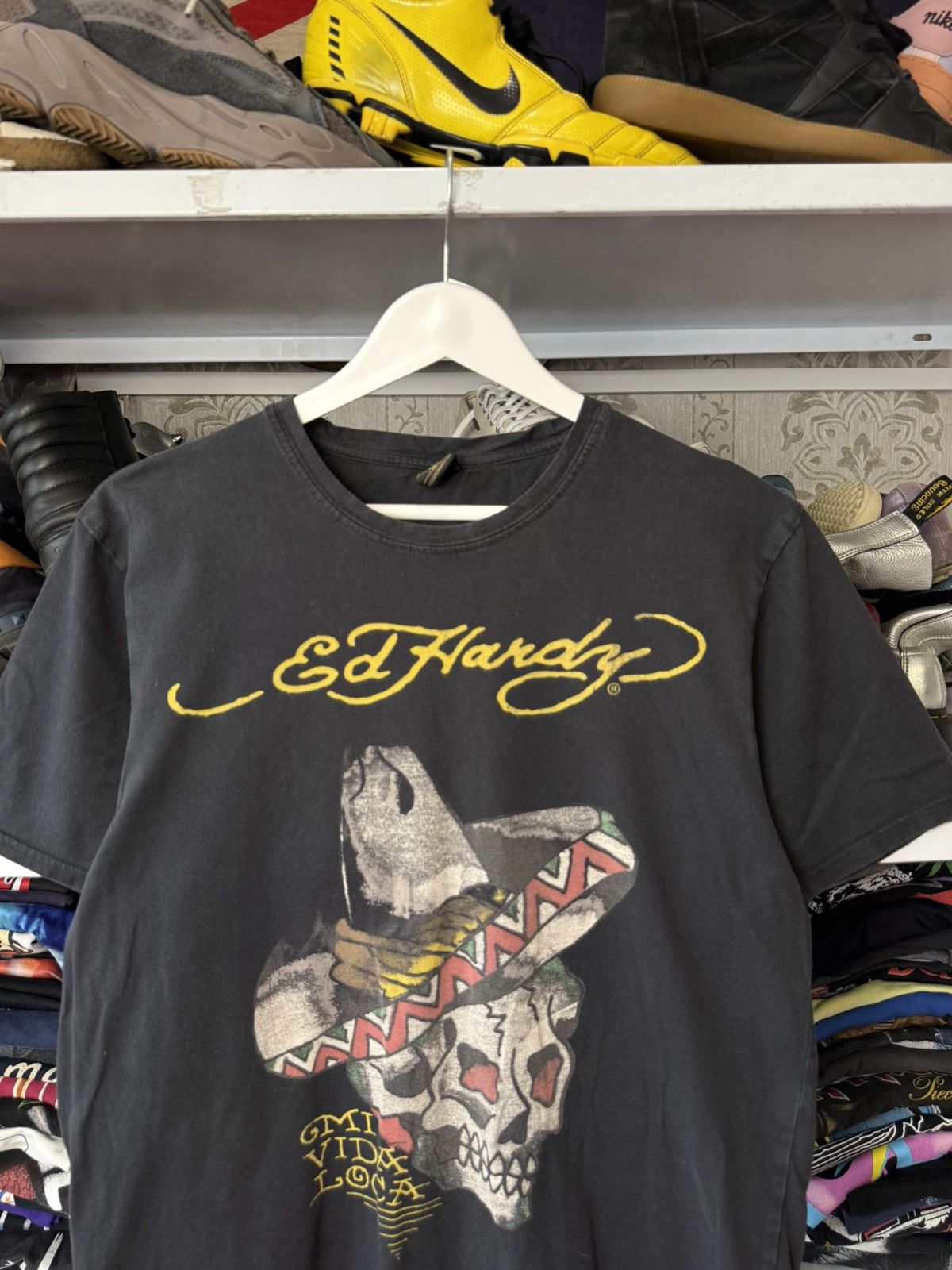 Christian Audigier Vintage Ed Hardy Big Logo Japanese T shirt Rare Y2K Size US M / EU 48-50 / 2 - 11 Thumbnail