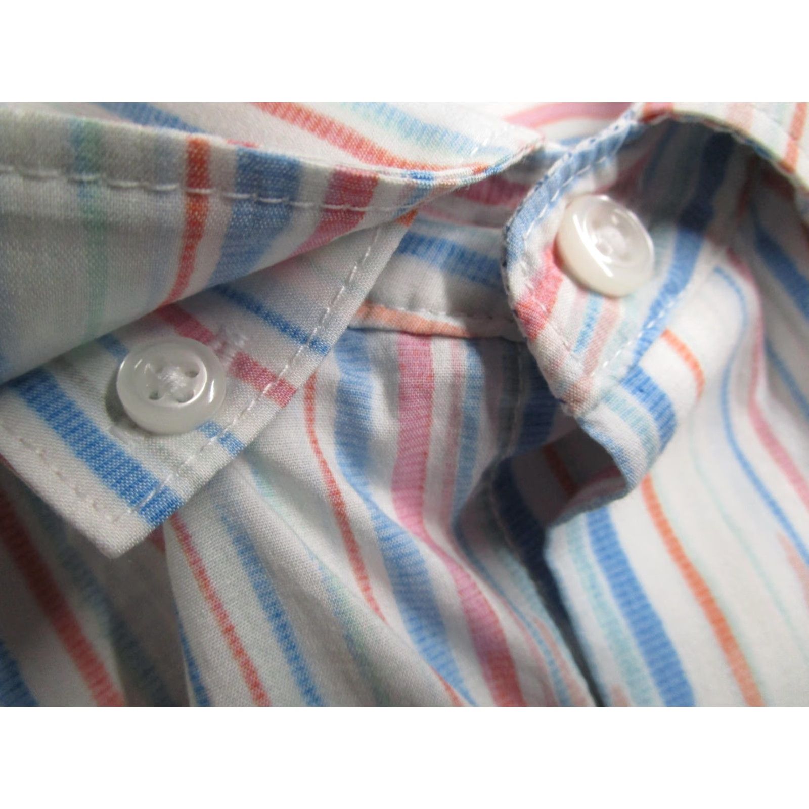 Tommy Bahama Tommy Bahama Shirt Mens Large Striped Sarasota Stretch Button Down Long Sleeve Size US L / EU 52-54 / 3 - 4 Thumbnail