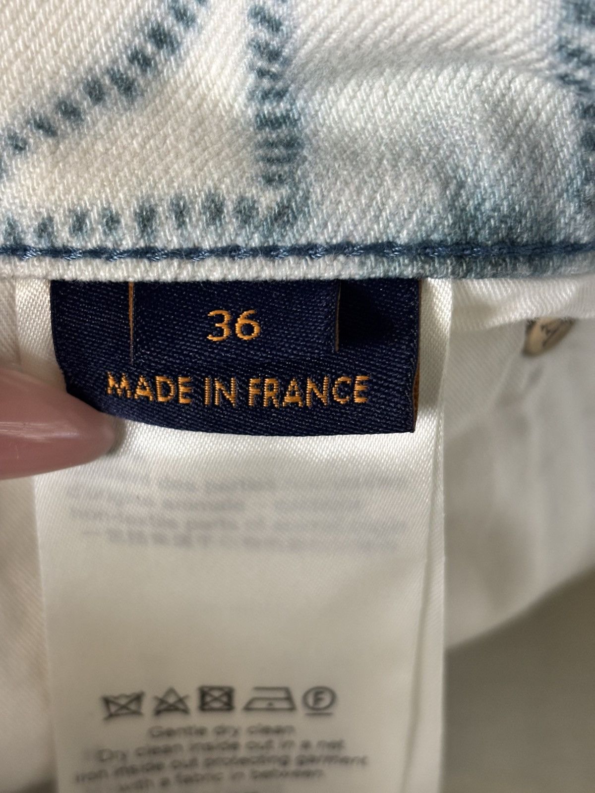 Louis Vuitton LOUIS VUITTON MONOGRAM SHIBORI PRINTED DENIM REGULAR TROUSER Size US 36 / EU 52 - 13 Thumbnail