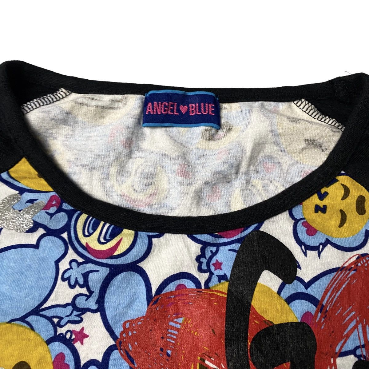 Angel Blue 2000's Angel Blue Cuteness Overload Emojis LS Size US S / EU 44-46 / 1 - 9 Thumbnail