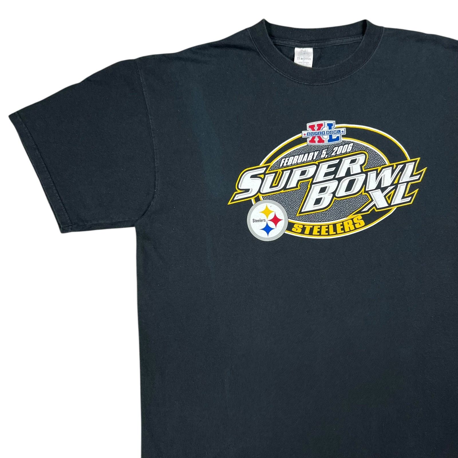 NFL × Vintage Vintage Pittsburgh Steelers Super Bowl Champions faded tee Size US XL / EU 56 / 4 - 4 Thumbnail