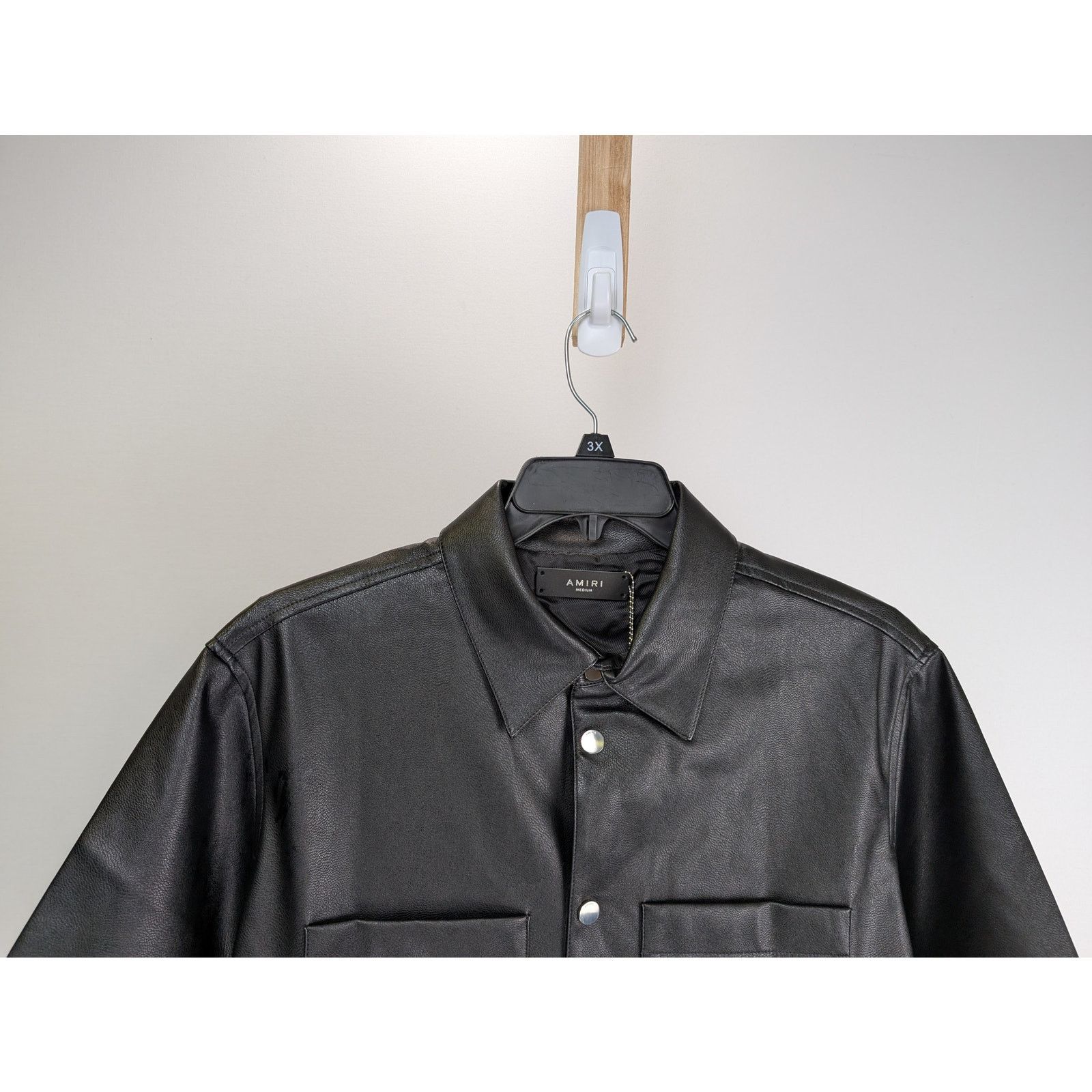 Amiri o1rshd1 Amiri Arts District Button up Shirt Jacket in Black Size US XXL / EU 58 / 5 - 2 Thumbnail