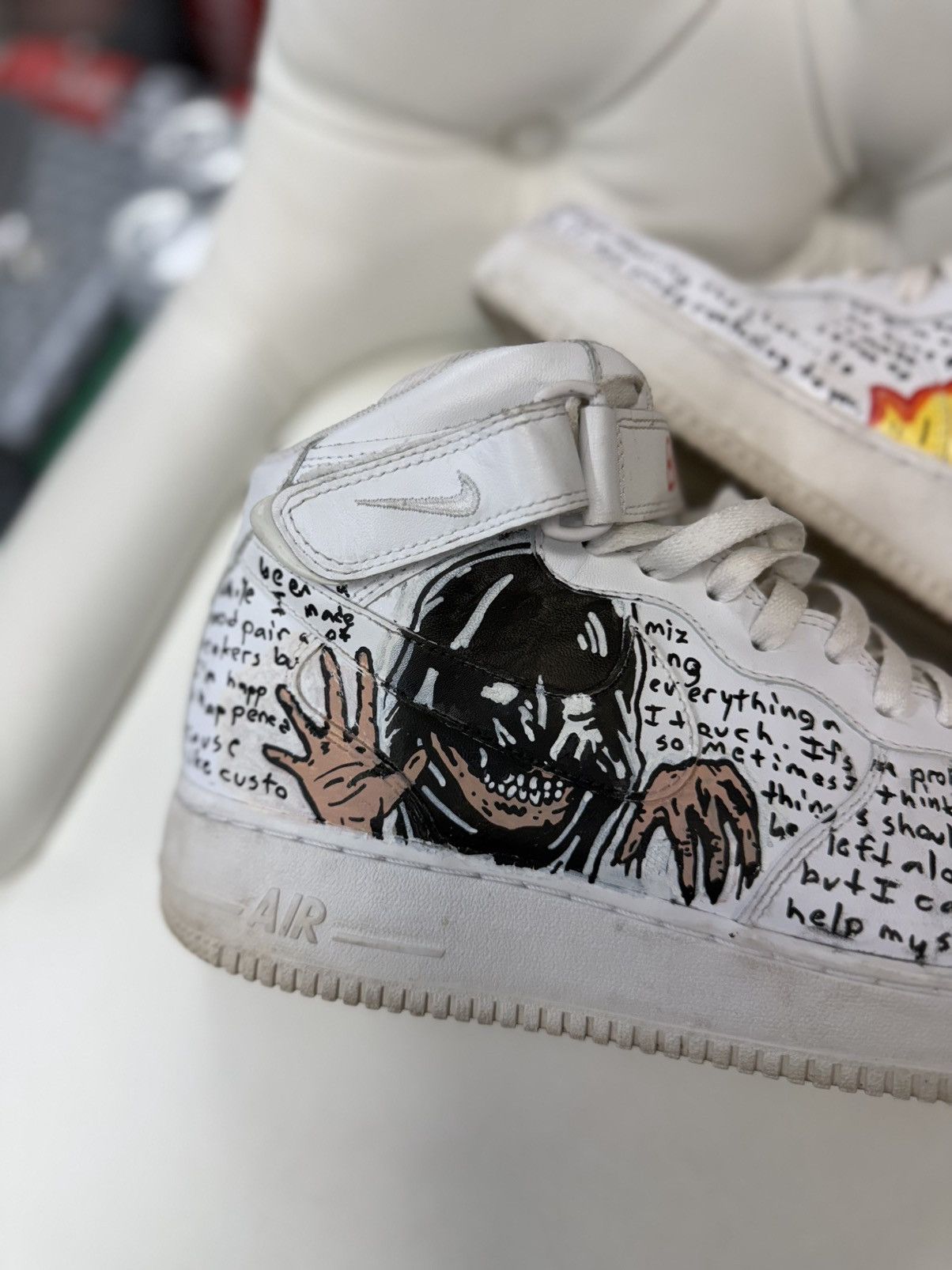 Nike × Warren Lotas Nike Warren Lotas Air Force 1/1 Made By Warren 2015 RARE Size US 12 / EU 45 - 2 Thumbnail