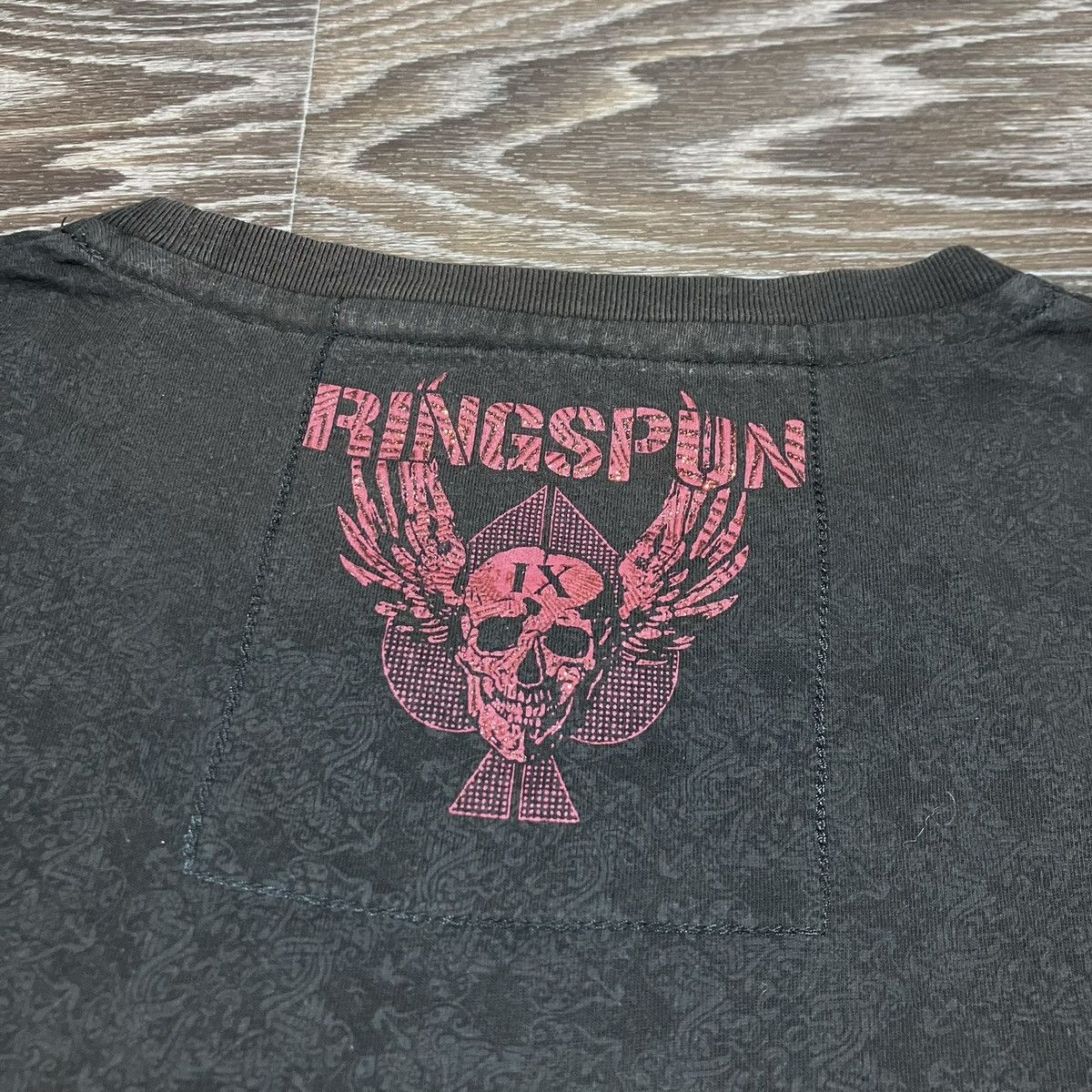 Ringspun RINGSPUN Art Of War Sun Tzu Fallen God Skull Graphic T-shirt Size US L / EU 52-54 / 3 - 10 Thumbnail