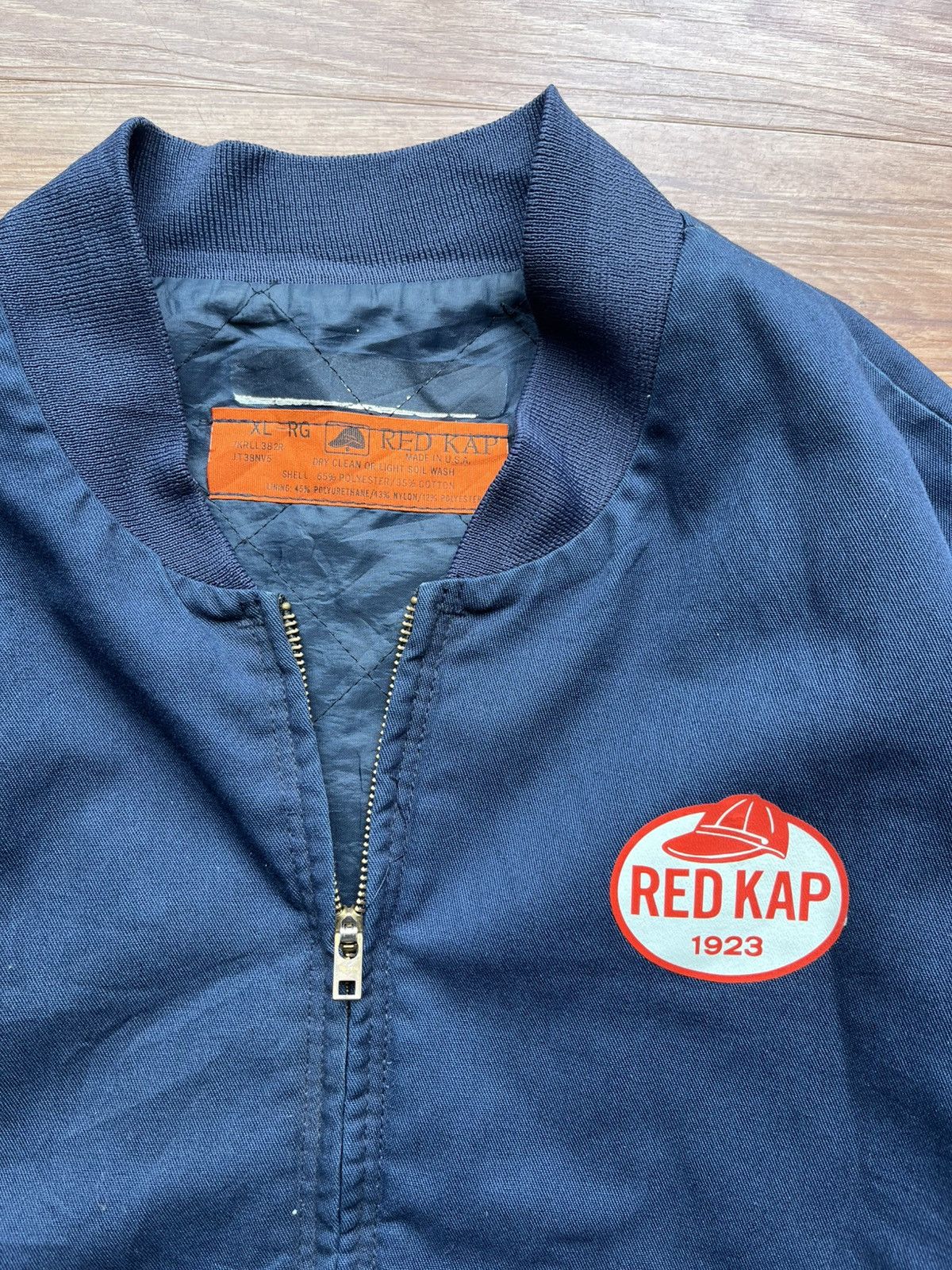 Red Kap Vintage red kap bomber jacket Size US XL / EU 56 / 4 - 2 Thumbnail