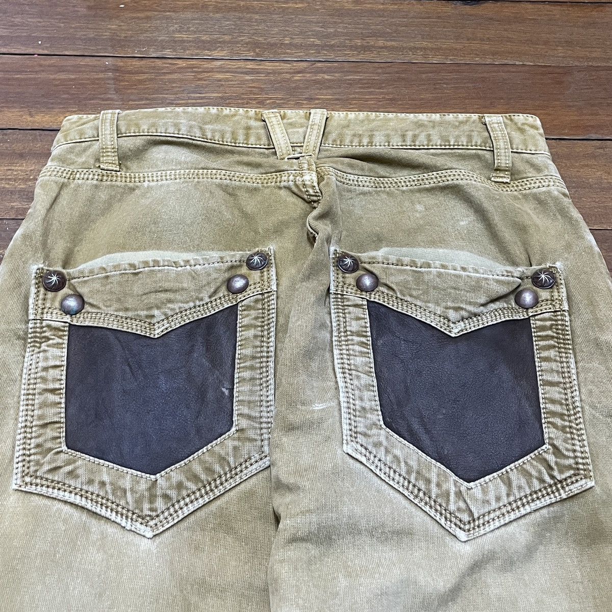 If Six Was Nine × Japanese Brand × Le Grande Bleu (L.G.B.) Very Rare Design Vintage Japanese Brand Einstein Pants 2000s Size US 28 / EU 44 - 4 Thumbnail