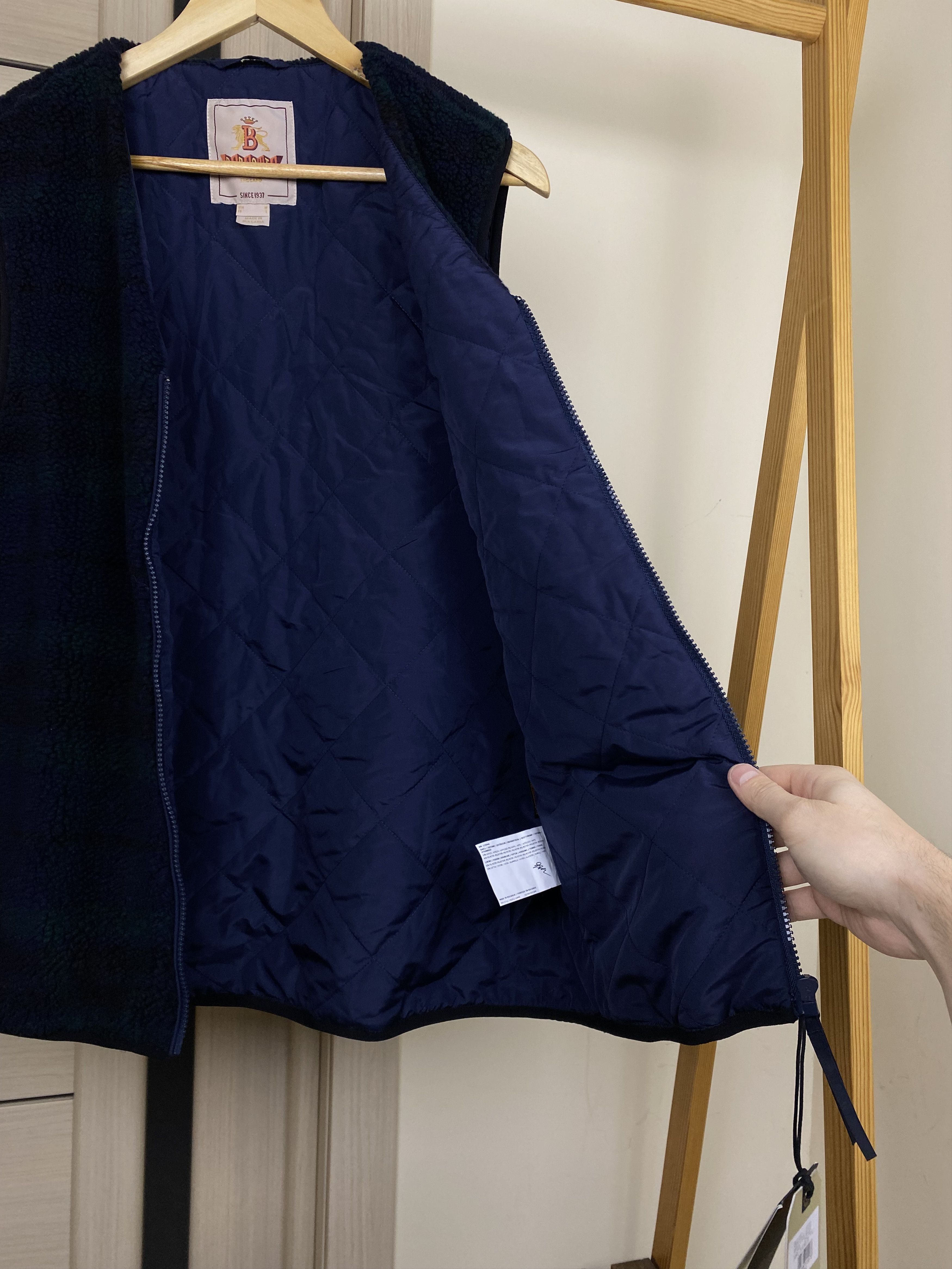 Baracuta BARACUTA SAMPLE CURLY FLEECE LINER VEST BLACKWATCH size L Size US L / EU 52-54 / 3 - 9 Thumbnail