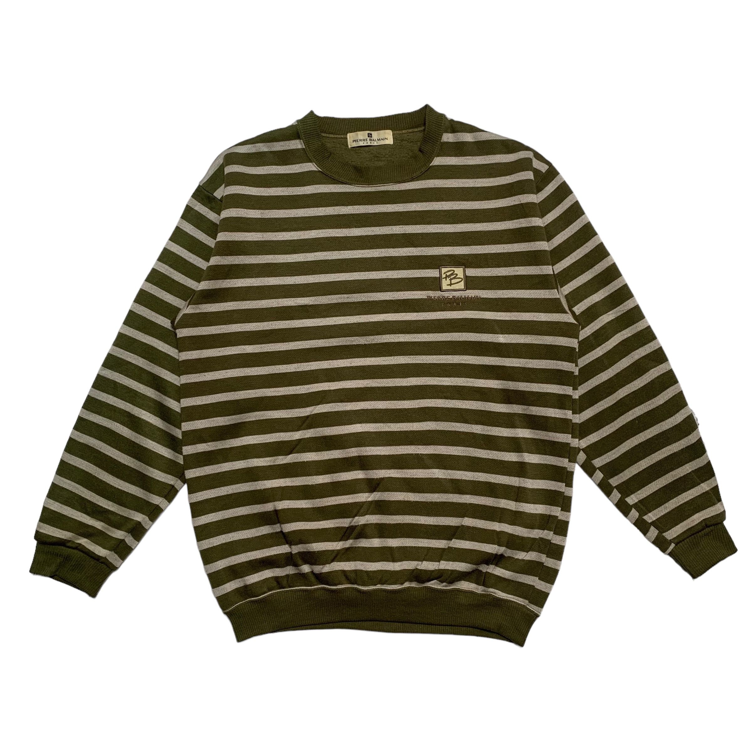 Pierre Balmain Pierre Balmain Stripe Sweatshirt Size US M / EU 48-50 / 2 - 1 Thumbnail