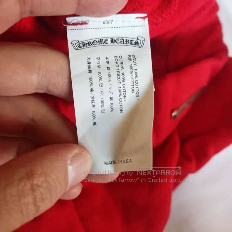 Chrome Hearts CHROME HEARTS Size M Red cross embroidered shorts Size US 31 - 3 Thumbnail