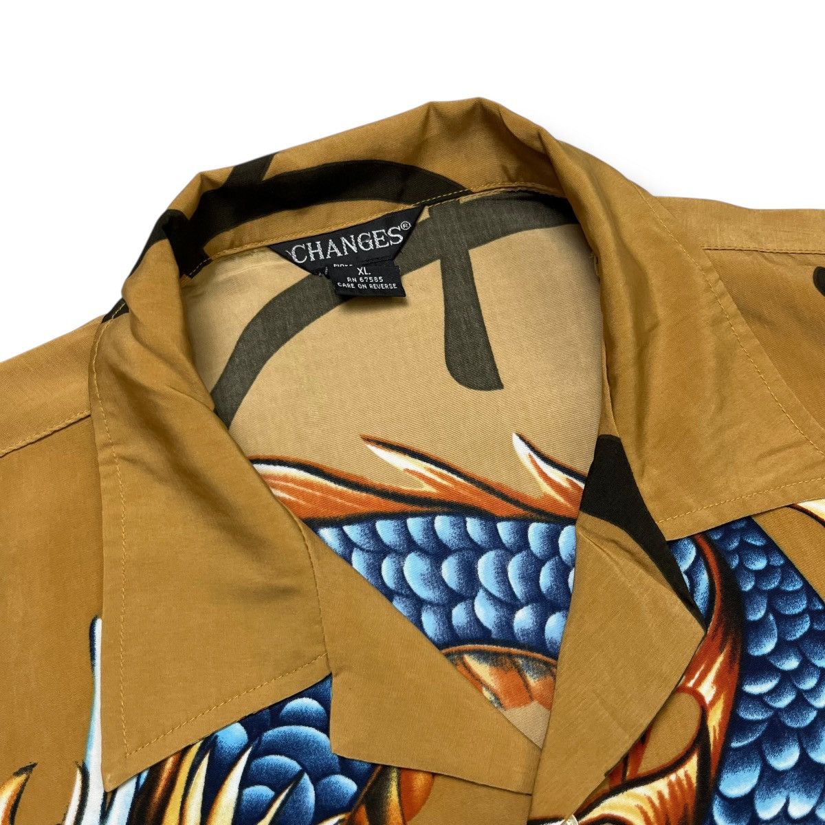 Changes 90s Style Changes sukajan open collar shirt Size US XL / EU 56 / 4 - 3 Thumbnail