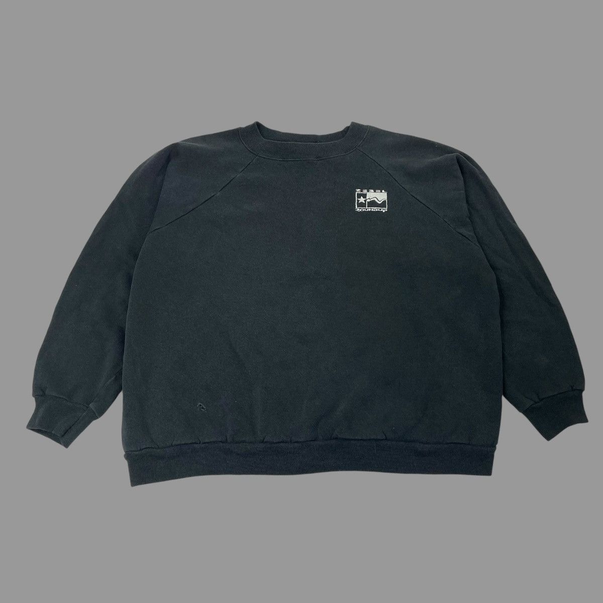 Vintage Vintage 90s rebel round up sweatshirt Size US M / EU 48-50 / 2 - 2 Thumbnail