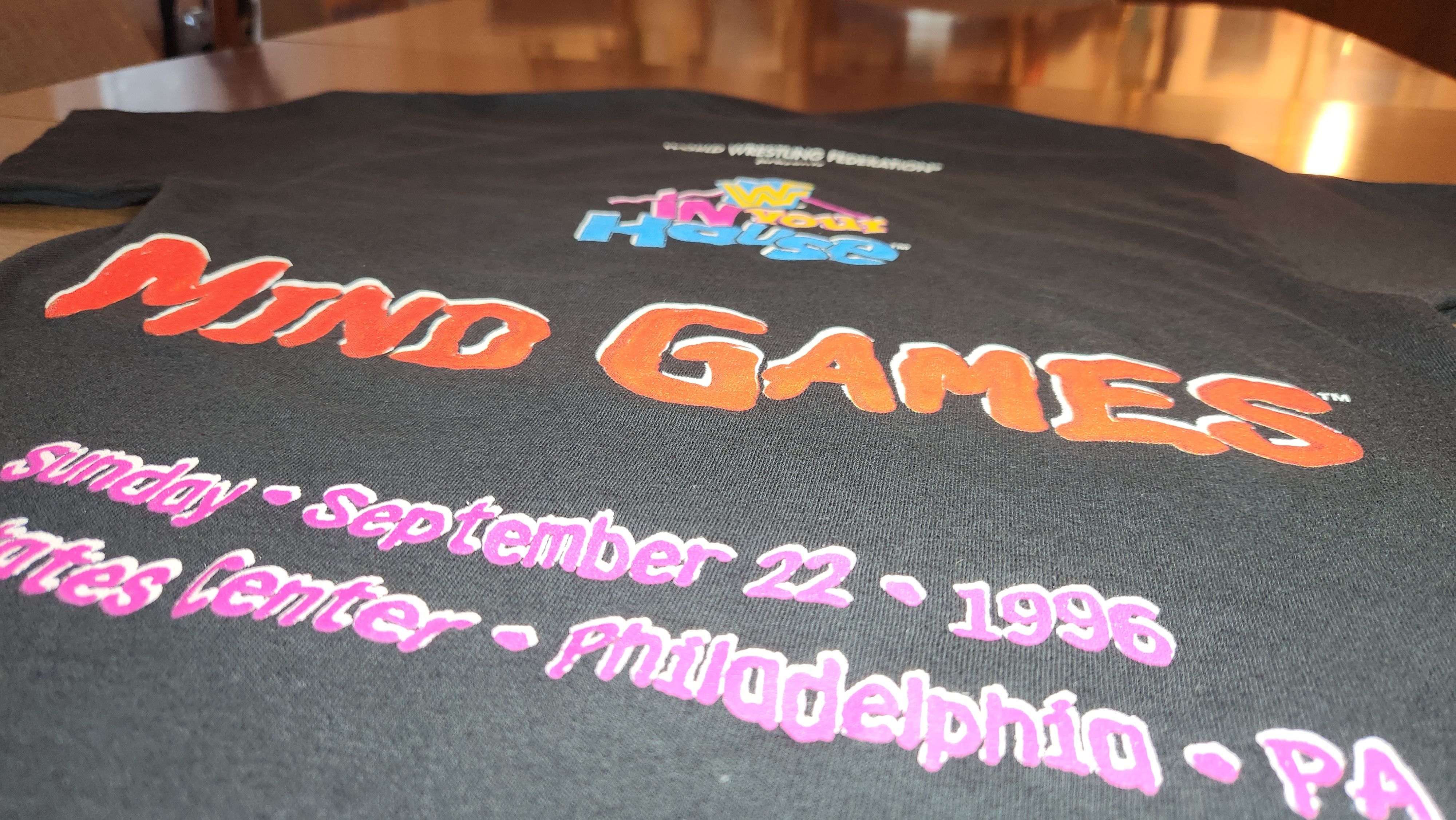 Delta Vintage WWF 1996 Mind Games In Your House T Shirt Size US S / EU 44-46 / 1 - 13 Thumbnail