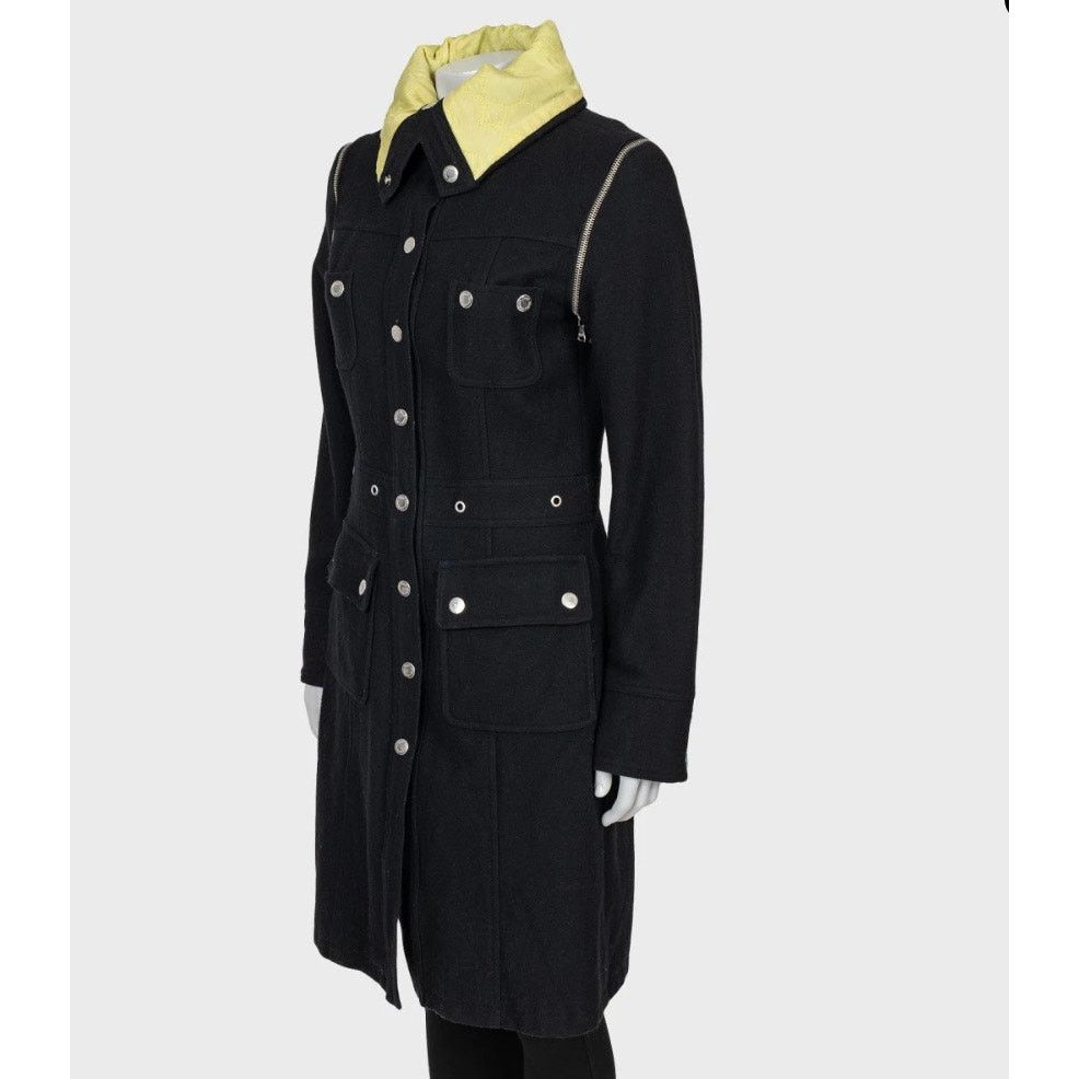 Dolce & Gabbana Dolce & Gabbana Black Detachable Sleeve Coat - Size 42/ M Size M / US 6-8 / IT 42-44 - 2 Thumbnail