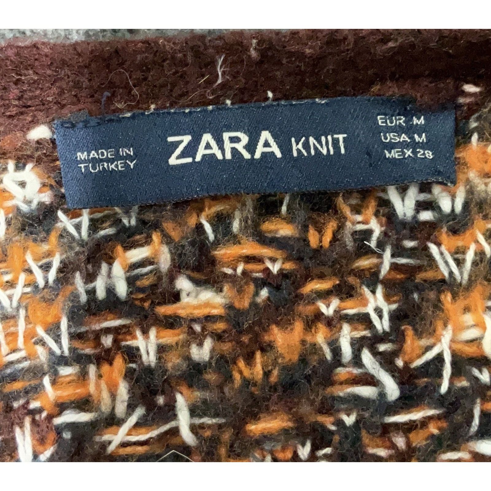 Zara Zara Geometric Jacquard Long Cardigan Coat Boho Duster M Size M / US 6-8 / IT 42-44 - 5 Thumbnail