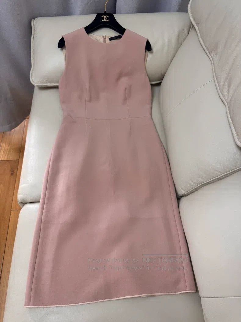 The Row The Row Nude pink sleeveless dress Size M / US 6-8 / IT 42-44 - 2 Thumbnail