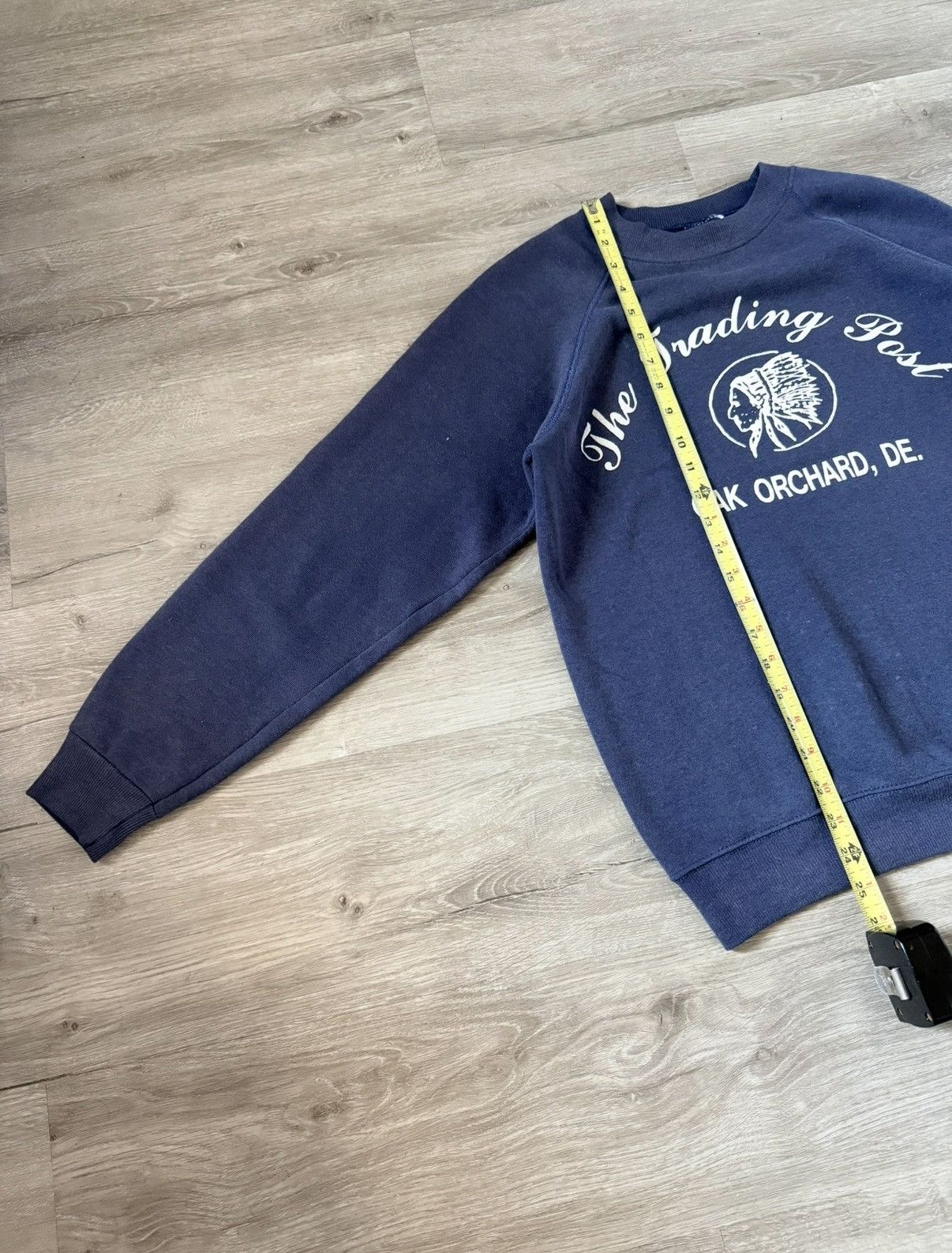 Vintage Vintage 80s Navy Sweatshirt Size US M / EU 48-50 / 2 - 4 Thumbnail