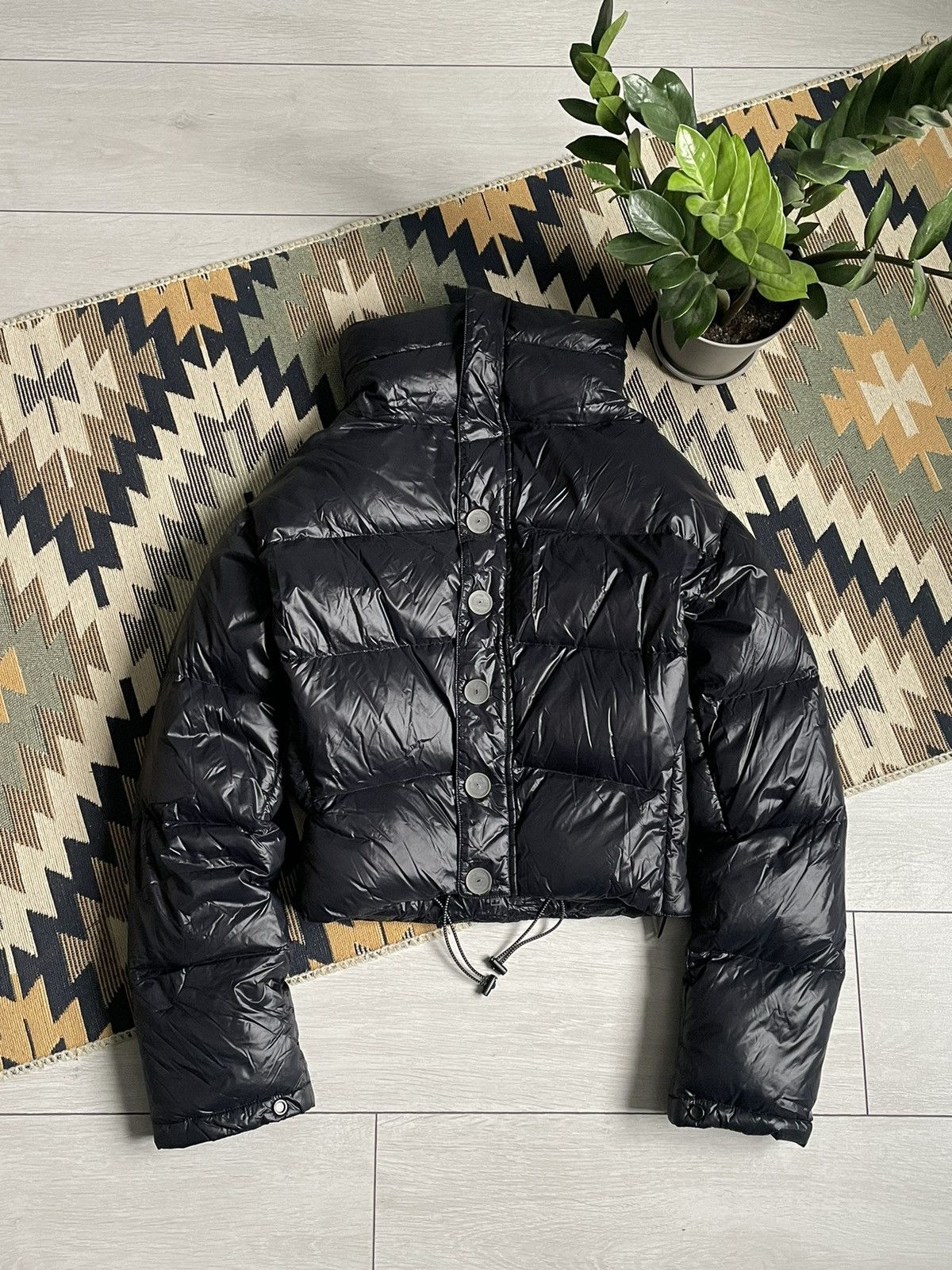 Designer × Unravel Project Unravel Project Ben Teverniti Cropped Down Jacket Size S / US 4 / IT 40 - 1 Thumbnail