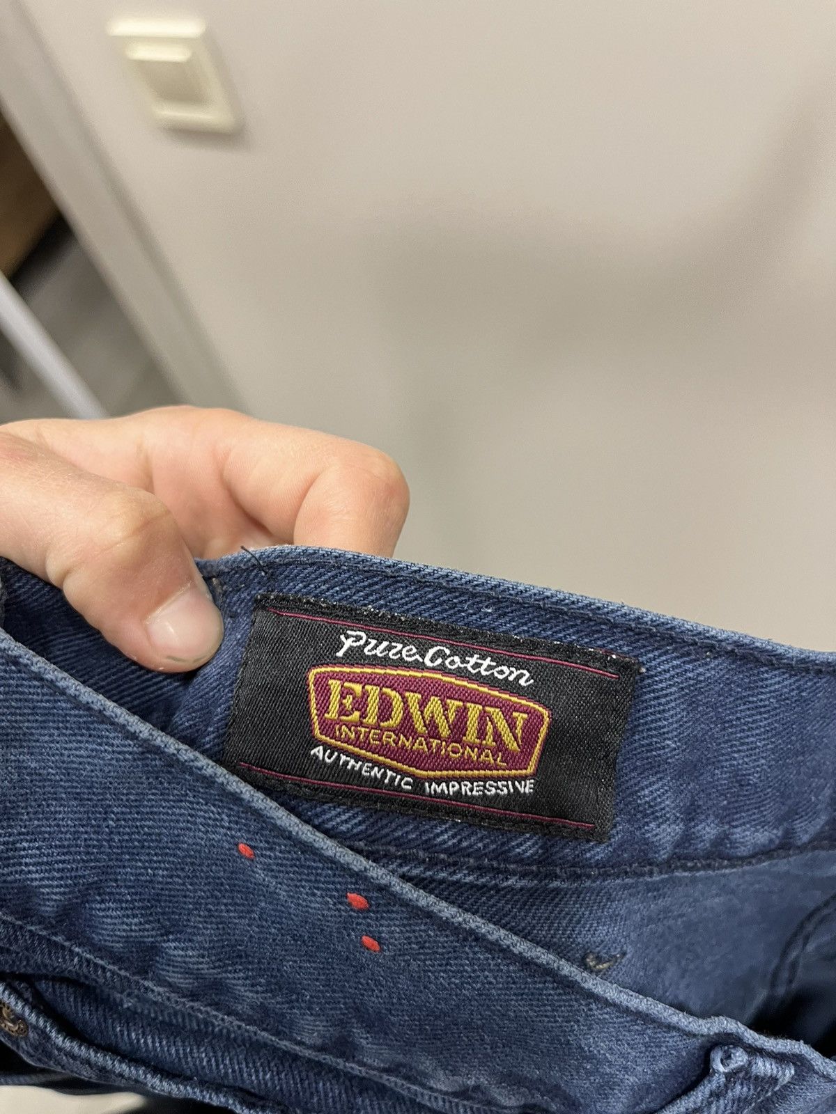 Edwin Vintage 90s Edwin BAGGY Jeans Limited Version Denim Pants Size US 34 / EU 50 - 6 Thumbnail