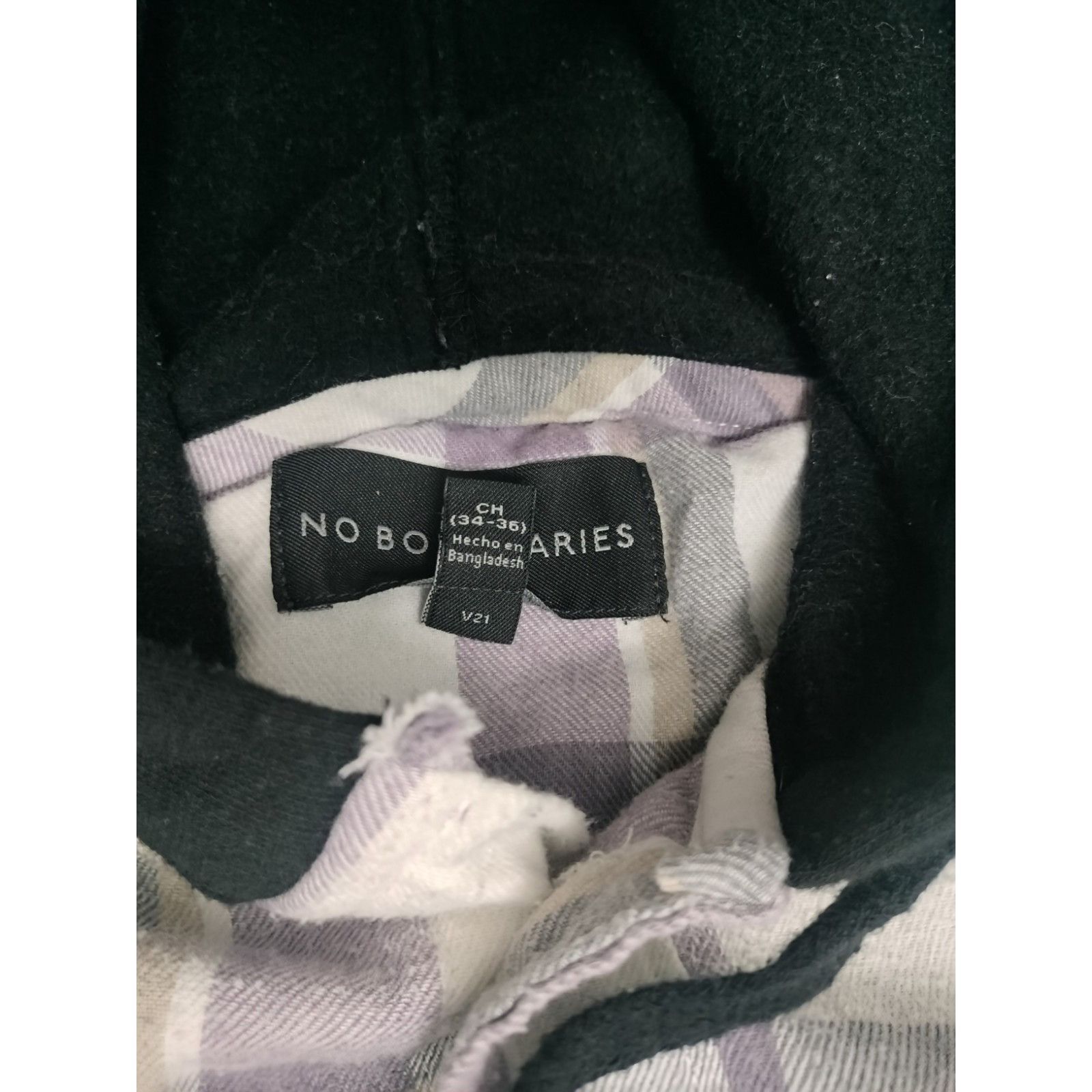 Other NoBo Mens Small Button Up Flannel Hooded Shacket Shirt Plaid Size US S / EU 44-46 / 1 - 11 Thumbnail