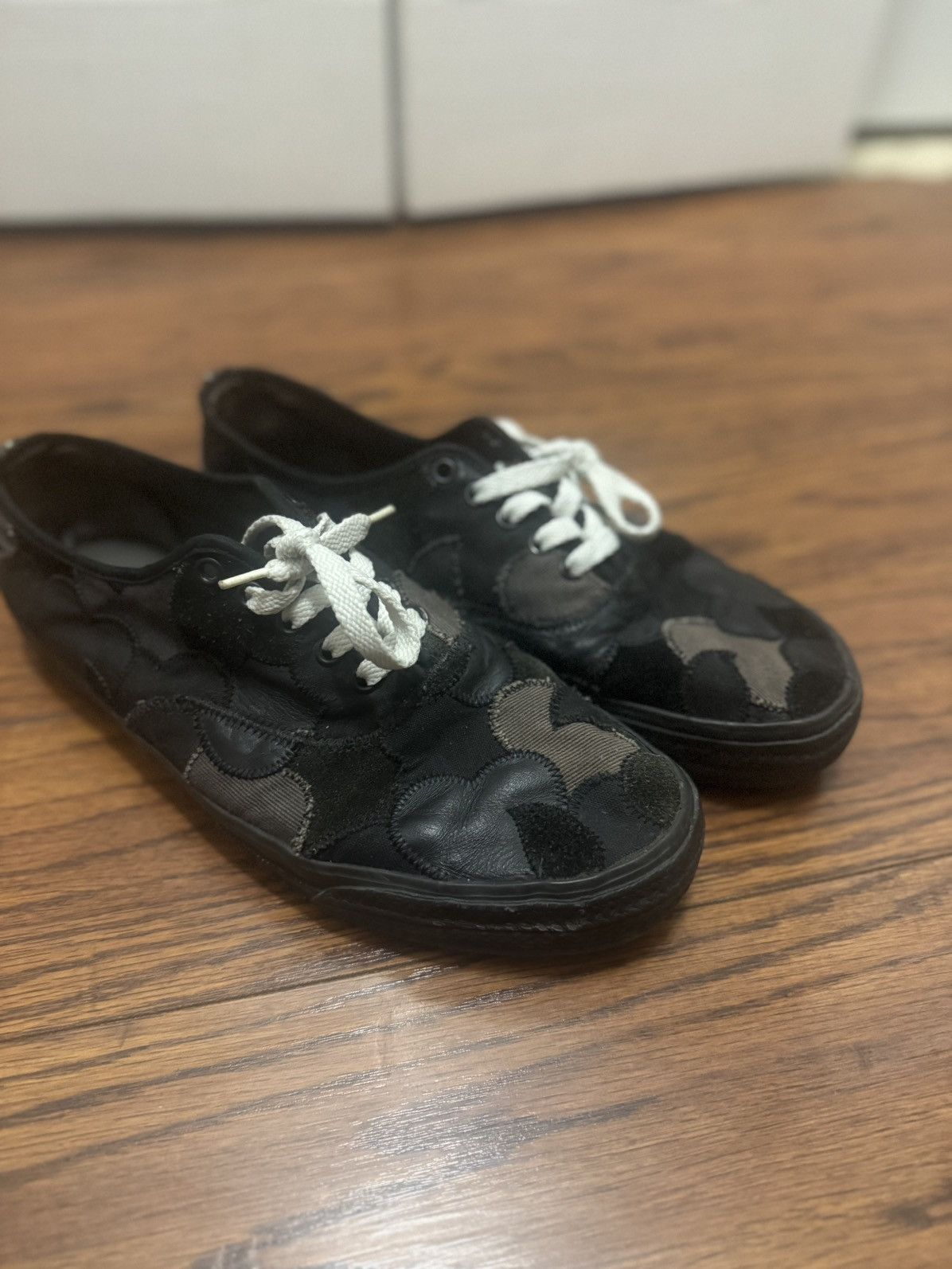 Number (N)ine Number Nine Crying Heart Patchwork Shoes | Grailed