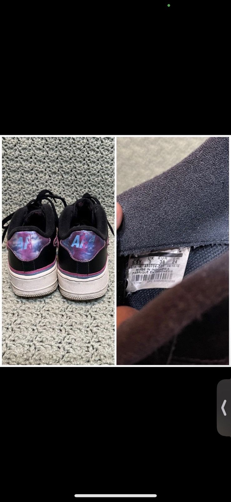 Nike Nike we Air Force 1 Low LV8 'Miami Vice' Size US 5.5 / EU 38 - 5 Thumbnail