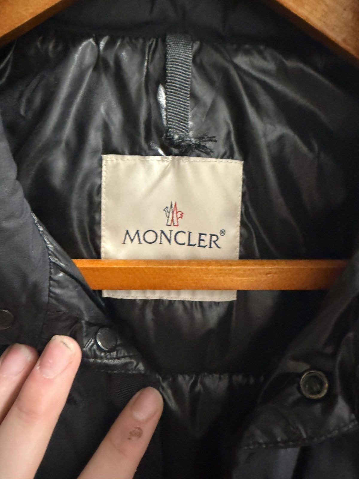 Moncler Moncler Black Goose Down Vest Size US L / EU 52-54 / 3 - 4 Thumbnail