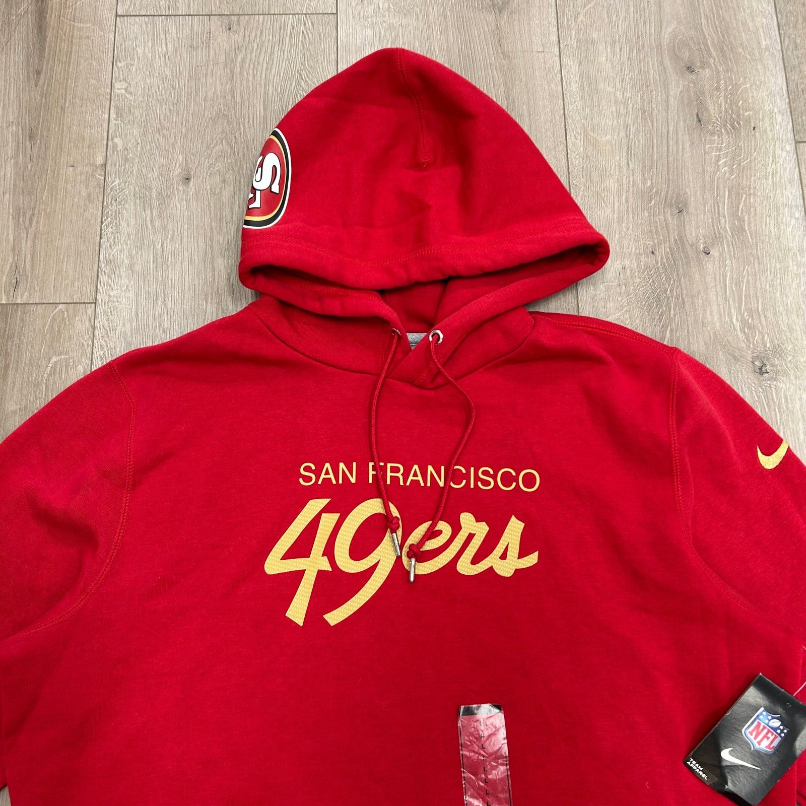 Nike Nike San Francisco 49ers Rewind Club Logo Hoodie Large L Size US L / EU 52-54 / 3 - 2 Thumbnail