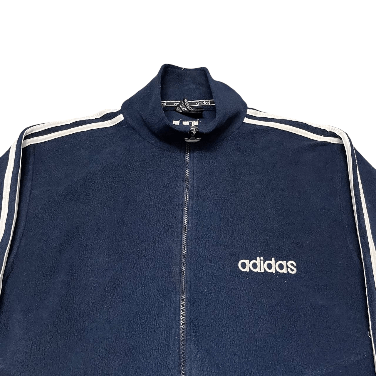 Adidas Vintage 90's Adidas Trefoil Embroidered Zipper Jacket Size US L / EU 52-54 / 3 - 4 Thumbnail