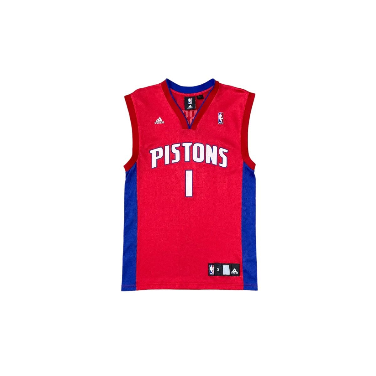 Adidas NBA Adidas NBA Detroit Pistons 1 Allen Iverson Basketball Jersey Grailed