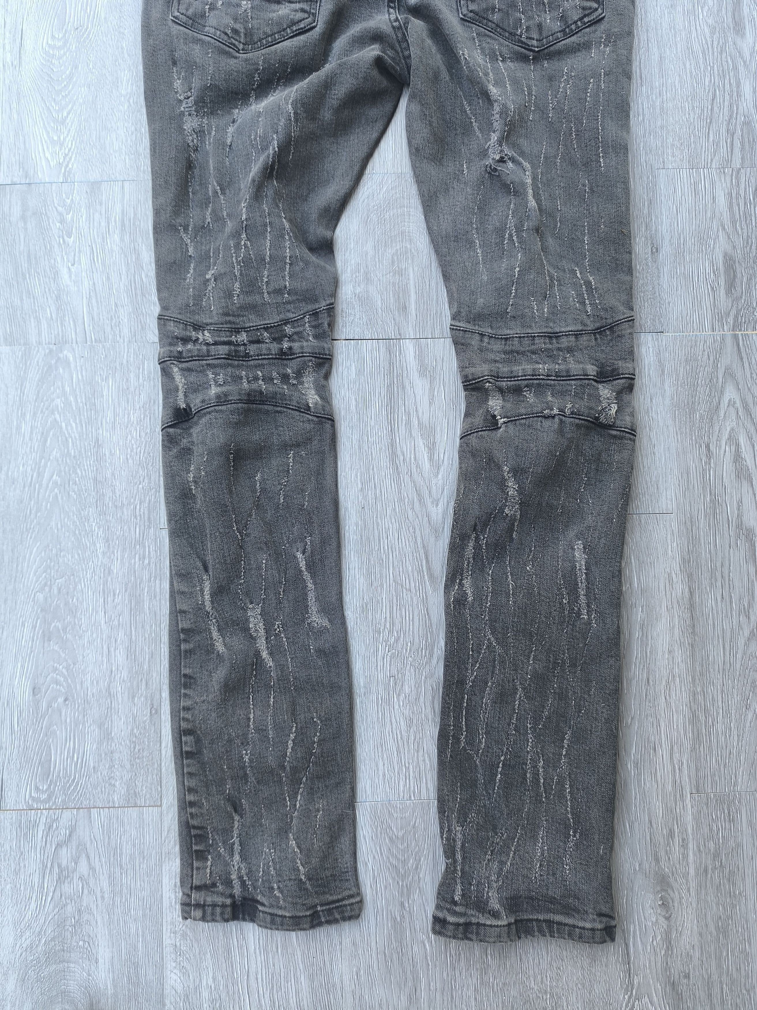 Japanese Brand × KMRii × Le Grande Bleu (L.G.B.) Biker Jeans rockers slim fit Size US 34 / EU 50 - 9 Thumbnail