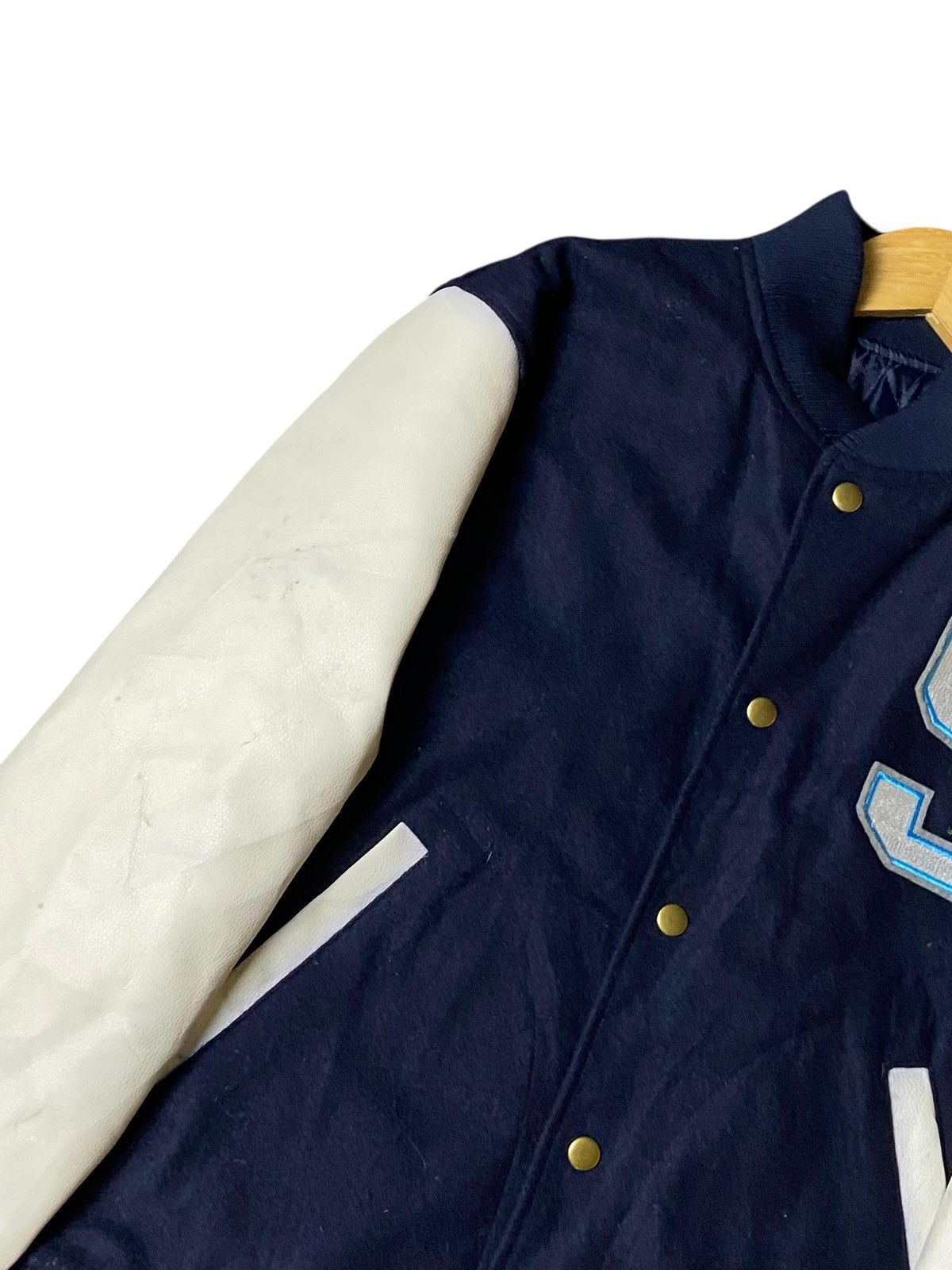 Japanese Brand × Vintage Japanese Brand Embroidered Varsity Jacket (119) Size US XS / EU 42 / 0 - 9 Thumbnail