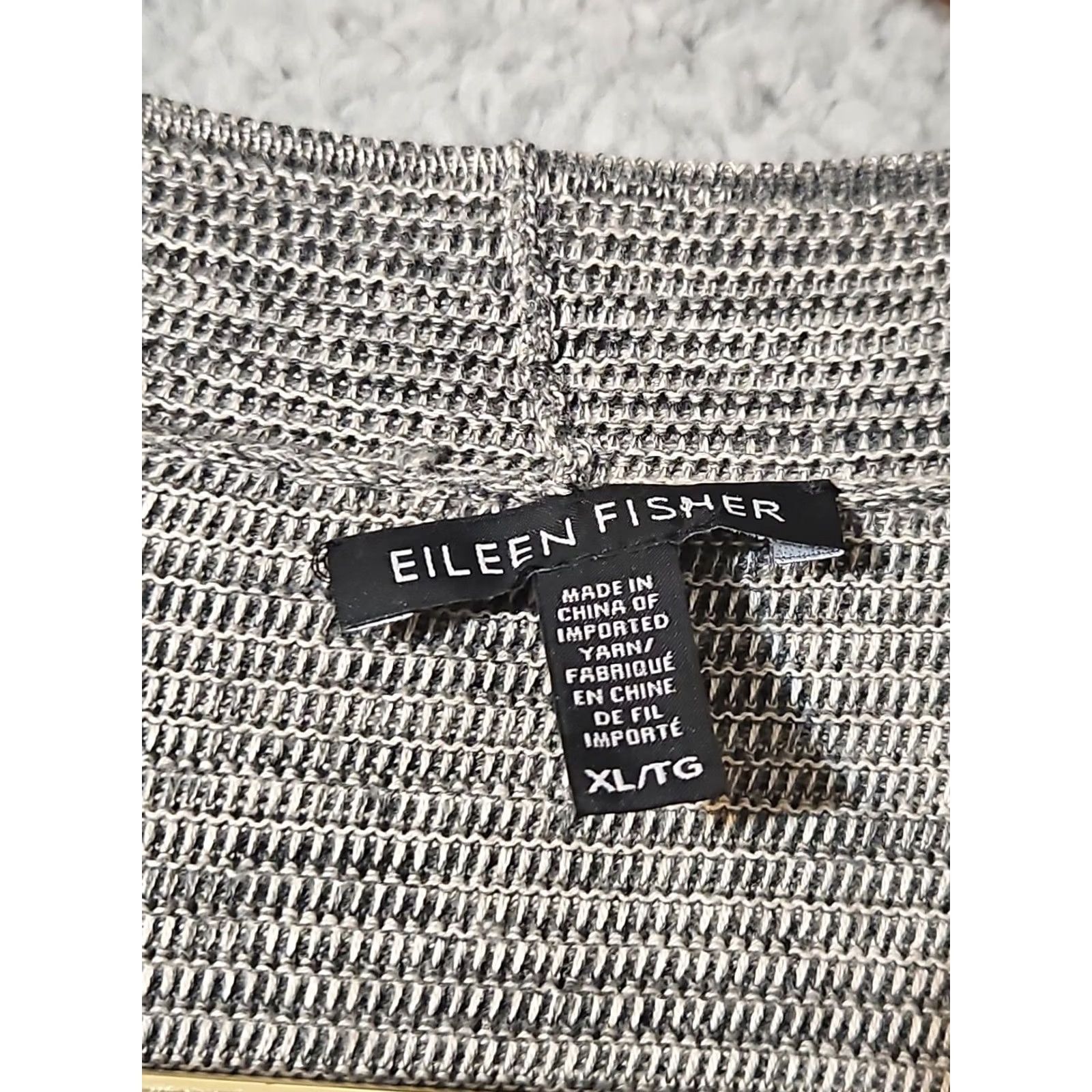 Eileen Fisher Eileen Fisher Cardigan Women's XL Tencel Organic Cotton Maple Oat Notch Collar Size XL / US 12-14 / IT 48-50 - 4 Thumbnail