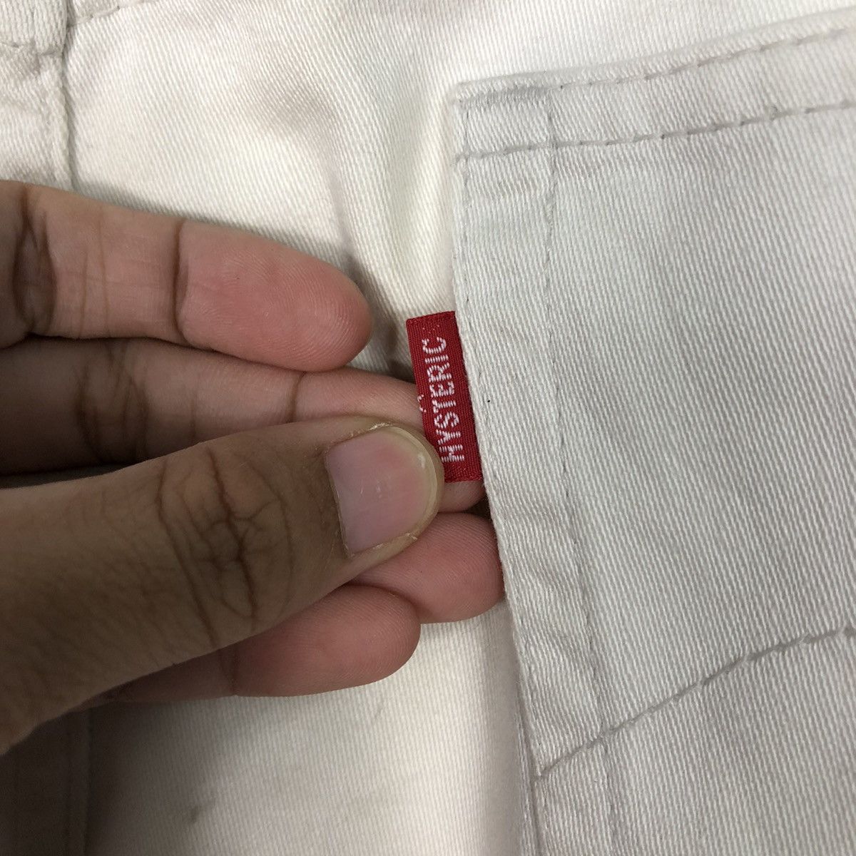 Hysteric Glamour Vintage Hysteric Glamour Kinky Jeans White Denim Logo Skirt Size 30" / US 8 / IT 44 - 14 Thumbnail