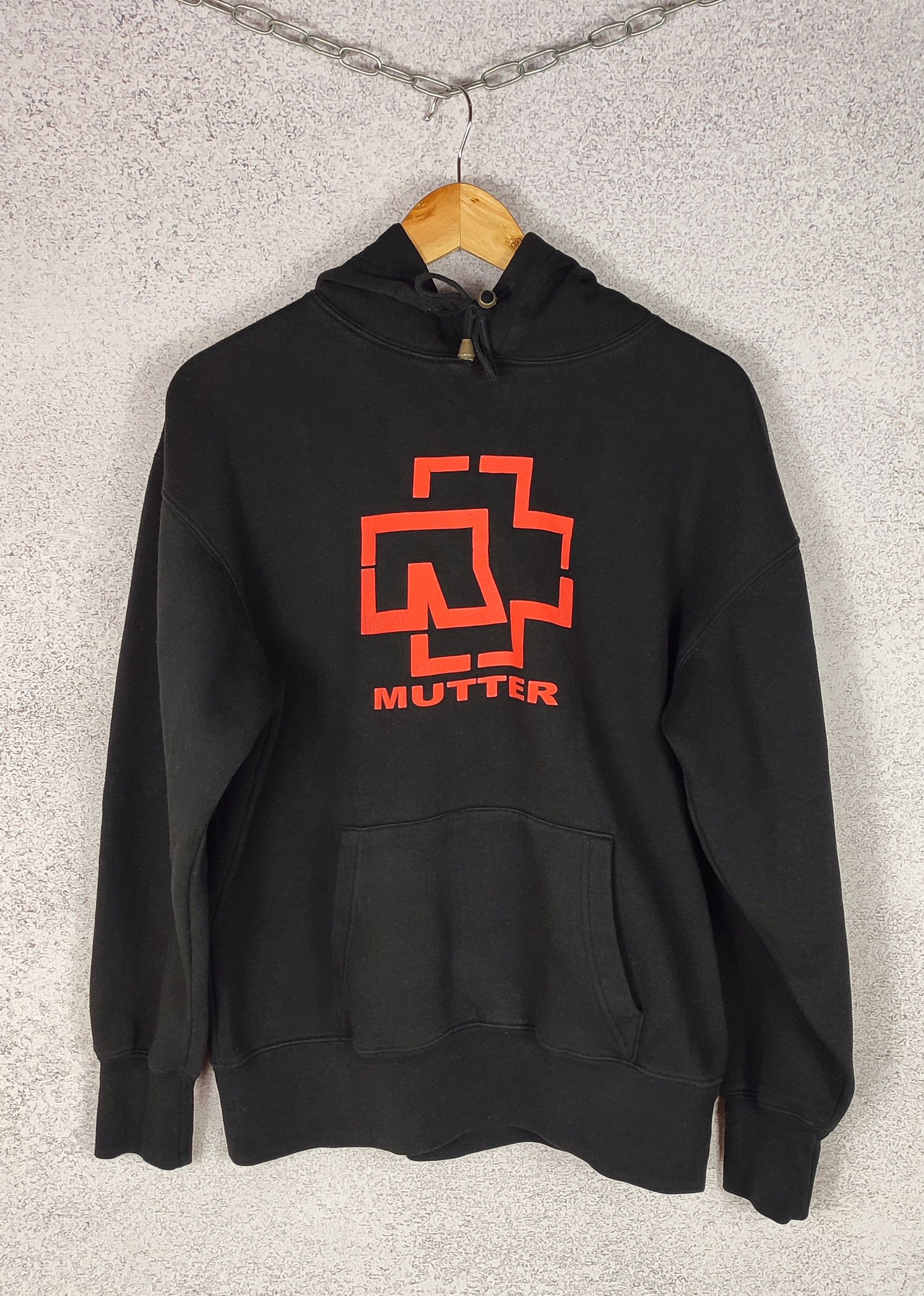 Band Tees Vintage Rammstein Band Hoodie Mutter 2001 Album Rare y2k Size US M / EU 48-50 / 2 - 2 Thumbnail