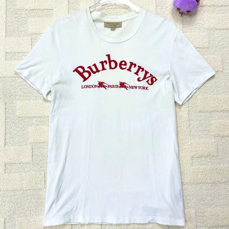 Burberry Burberry White Women's T-Shirt with Logo Size M / US 6-8 / IT 42-44 - 1 Thumbnail