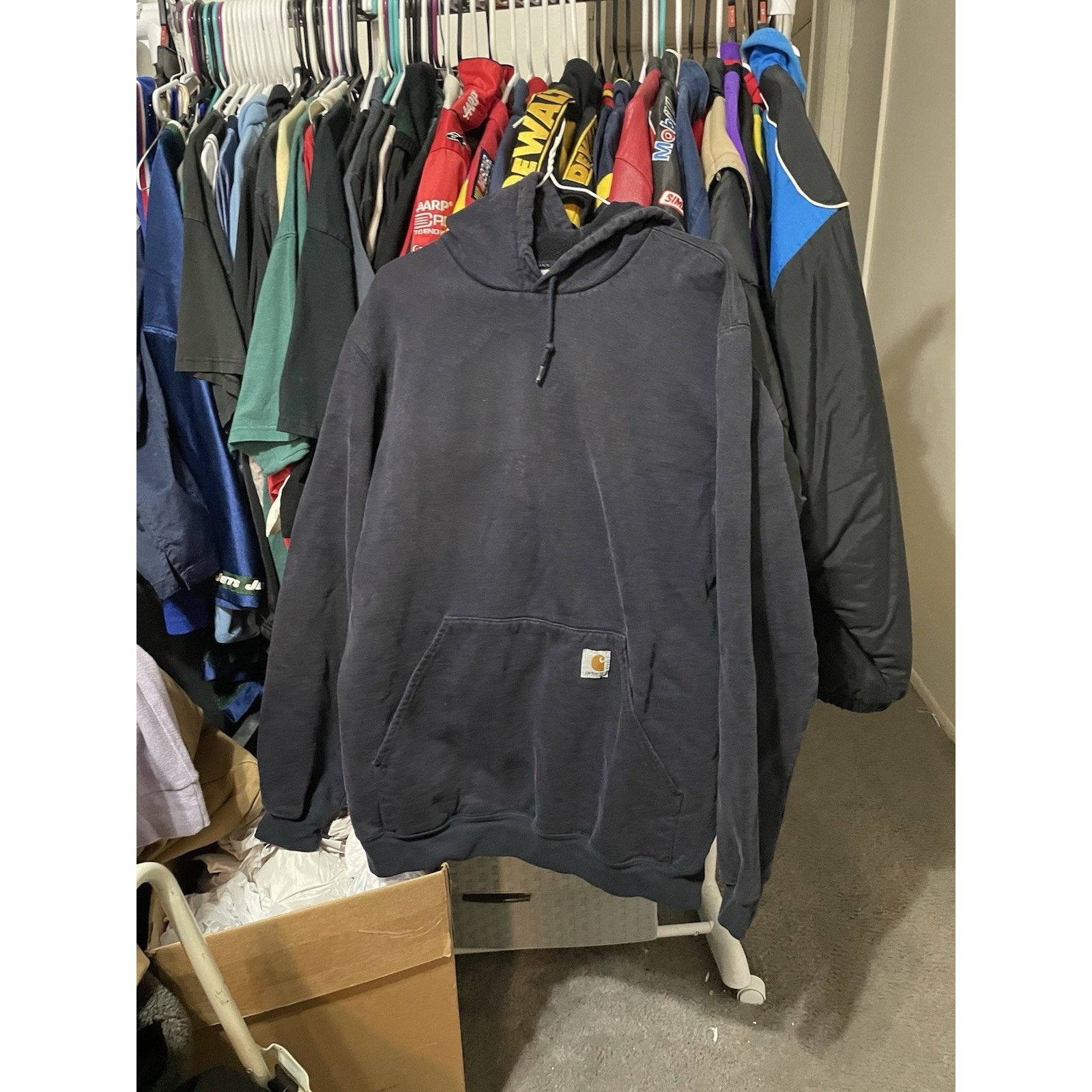 Carhartt SIZE M- VTG 90’s CARHARTT BLACK OG FIT HOODIE Heavyweight Size US M / EU 48-50 / 2 - 1 Thumbnail