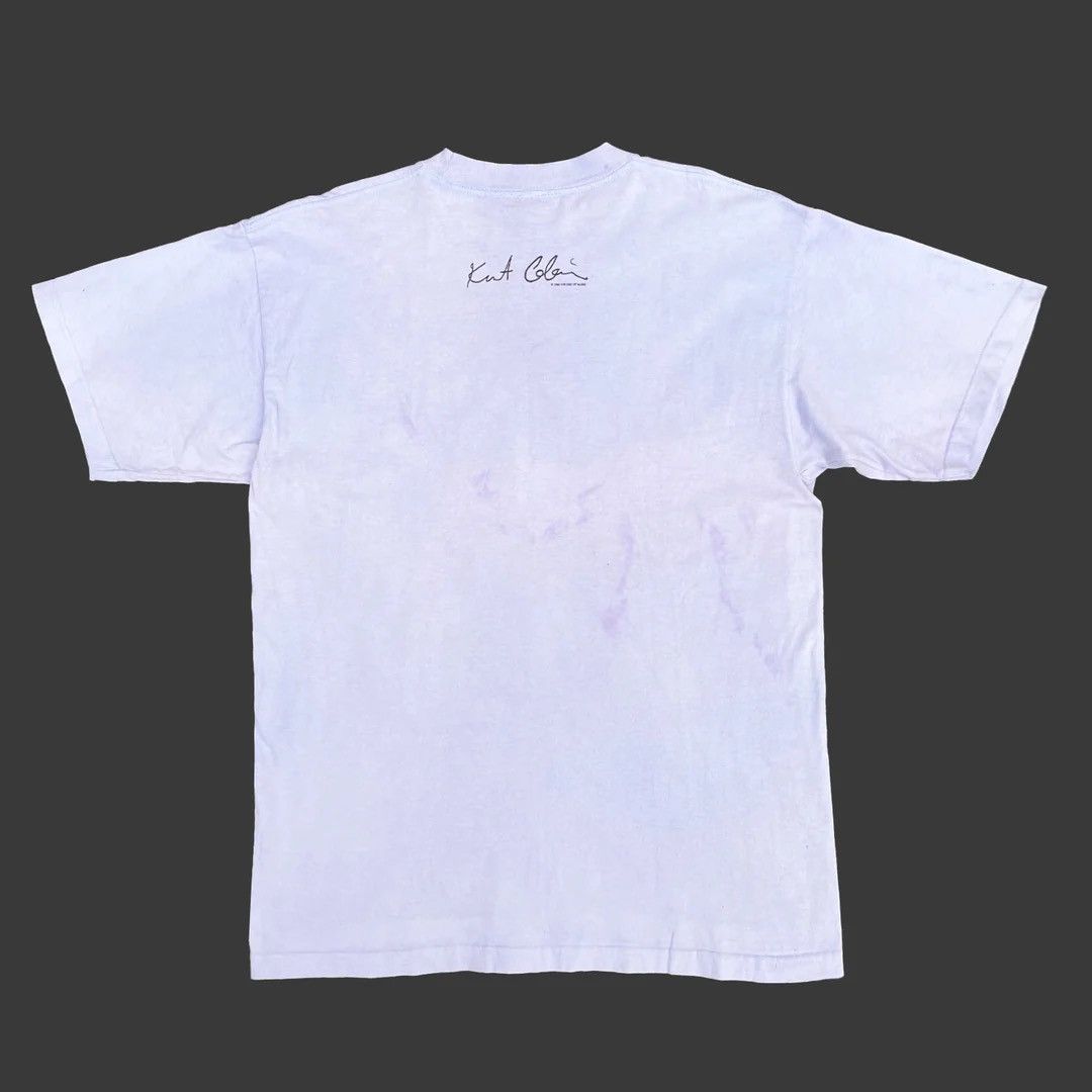 Nirvana Kurt Cobain 1998 90s Vintage Giant Band T-Shirt