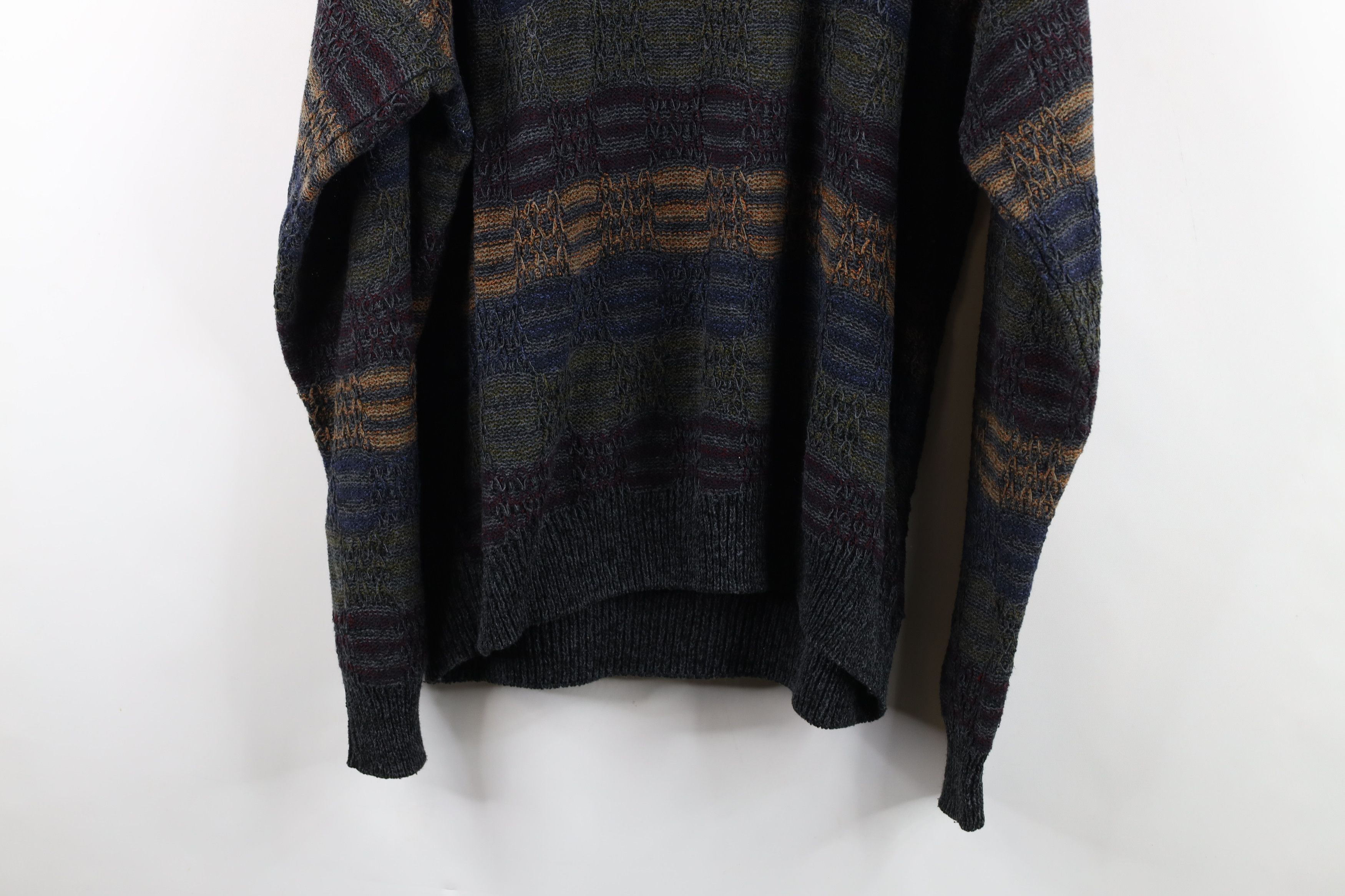 Vintage Vintage 90s Streetwear Cable Knit Crewneck Sweater USA Size US XL / EU 56 / 4 - 10 Thumbnail