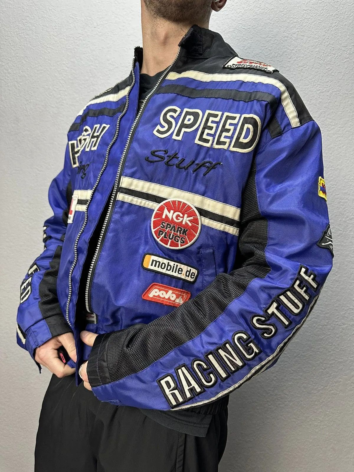 Other Vintage High Speed Racing Team Moto Jacket Y2K streetwear Size US M / EU 48-50 / 2 - 6 Thumbnail