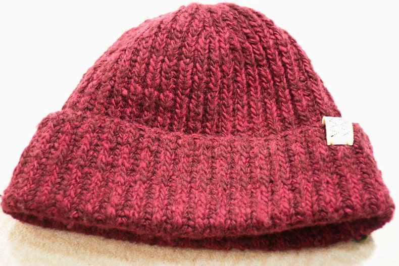 Visvim VISVIM 22AW SPOT KNIT CAP N.D. Bloodworm dyed knitted hat-2 Size ONE SIZE - 4 Thumbnail