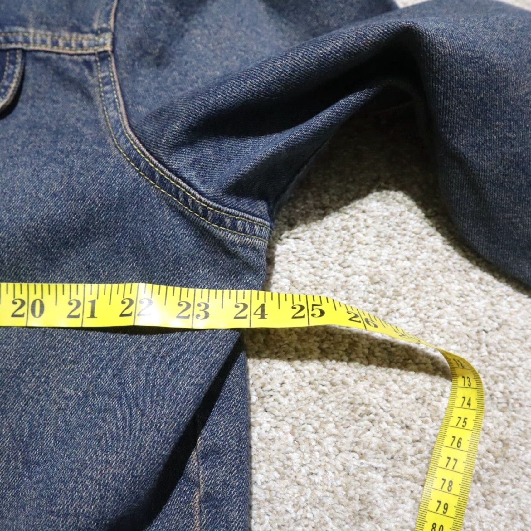 X-LARGE VINTAGE Big Rock Canyon Jacket Denim Blue Women's XL Adult Denim Jacket? Size 40" / US 18 - 6 Thumbnail