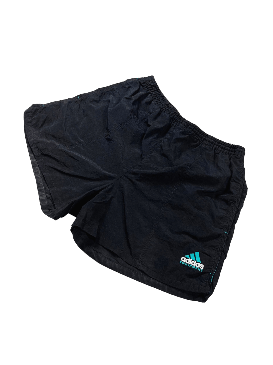 image of Vintage Adidas Equipment Shorts 6 M-L in Black, Men's (Size 32)
