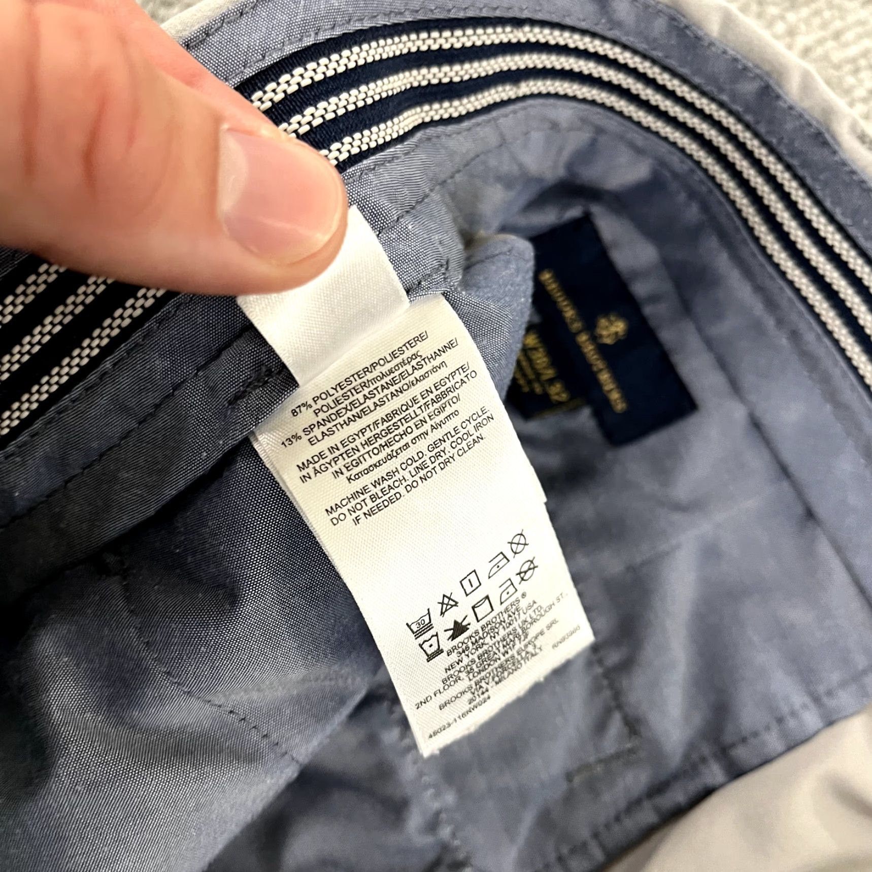 Brooks Brothers BROOKS BROTHERS Pants Mens 38x32 Gray Golf 5-Pocket Performance Stretch Casual Size US 38 / EU 54 - 7 Thumbnail