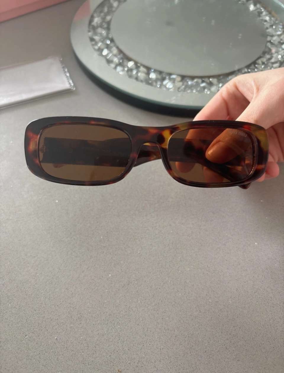 Miu Miu Miu miu tortoise shell sunglasses Size ONE SIZE - 2 Thumbnail
