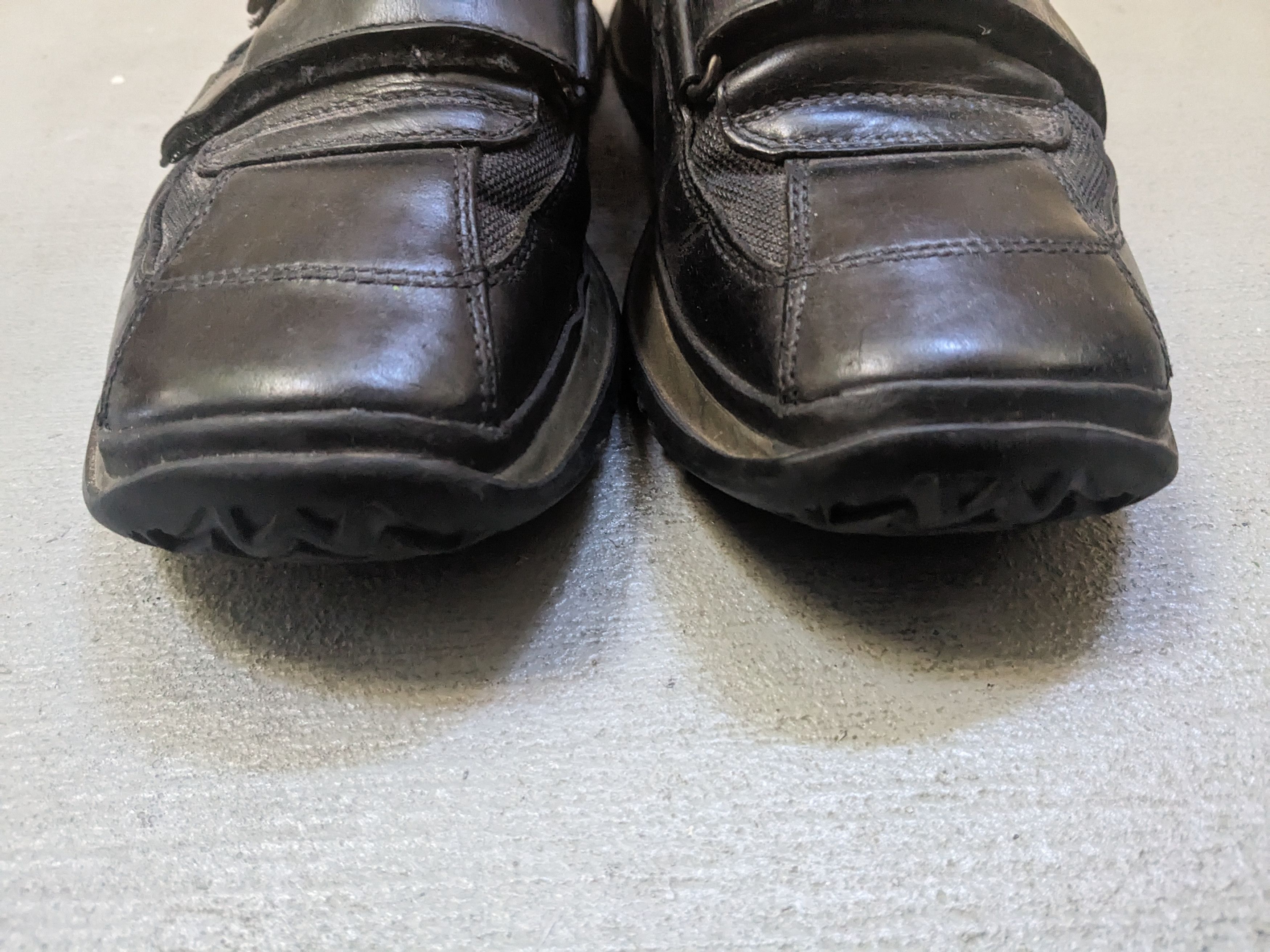Prada Prada Sneakers Size 9.5 Black Leather Mid Tops Strap Y2K Size US 9.5 / EU 42-43 - 2 Thumbnail