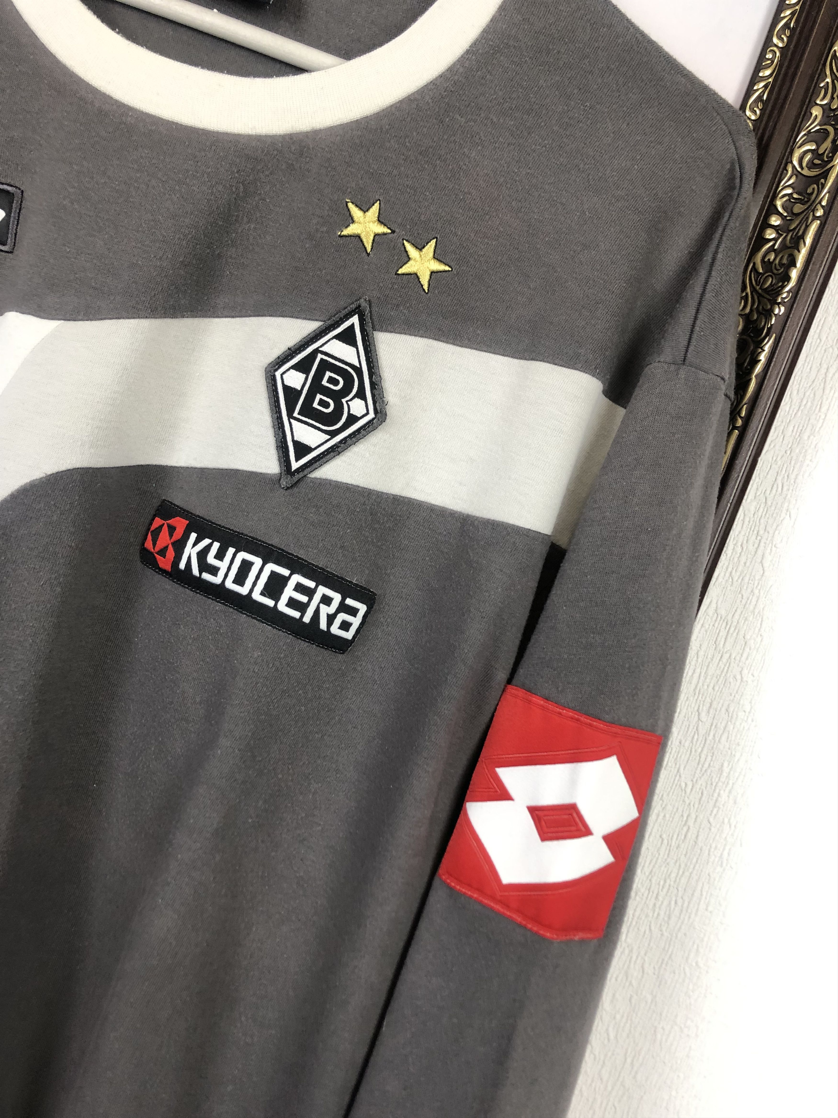 Lotto Sport Borussia Mönchengladbach Football Sweatshirt Shirt Soccer Size US XL / EU 56 / 4 - 5 Thumbnail