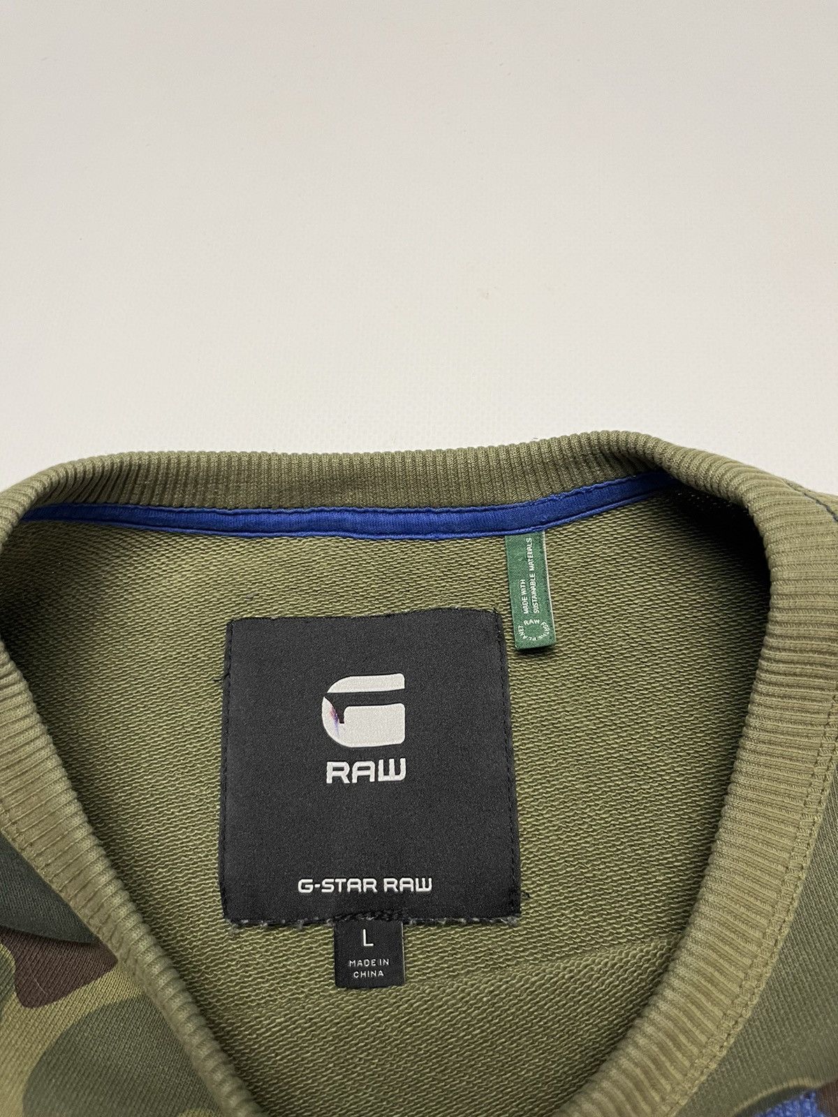 G-Star G-Star RAW camo heavyweight sweatshirt vintage military Size US L / EU 52-54 / 3 - 3 Thumbnail